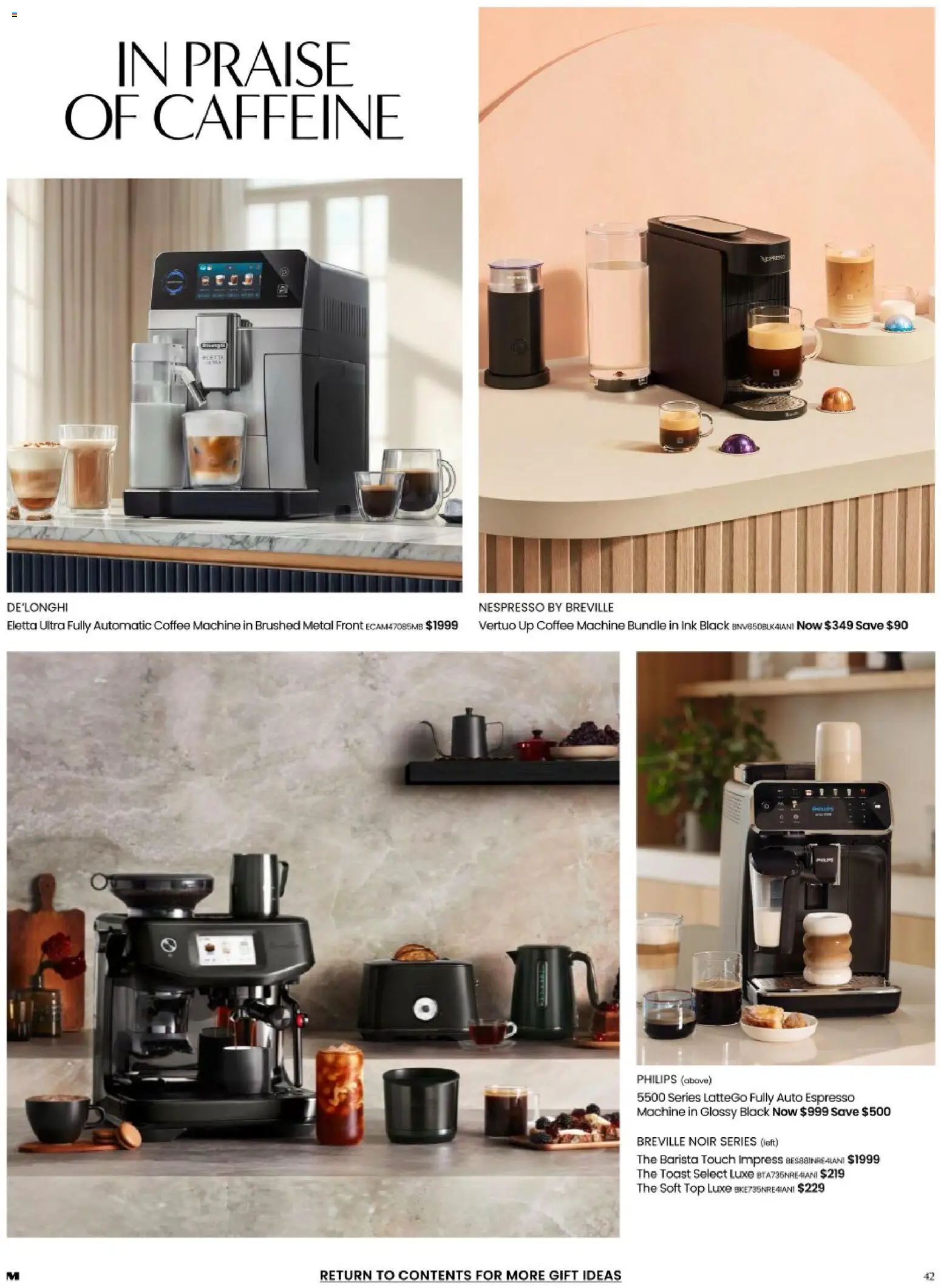Myer catalogue - valid from 17/08/2026 | Page: 42 | Products: Coffee, Toast, Espresso machine
