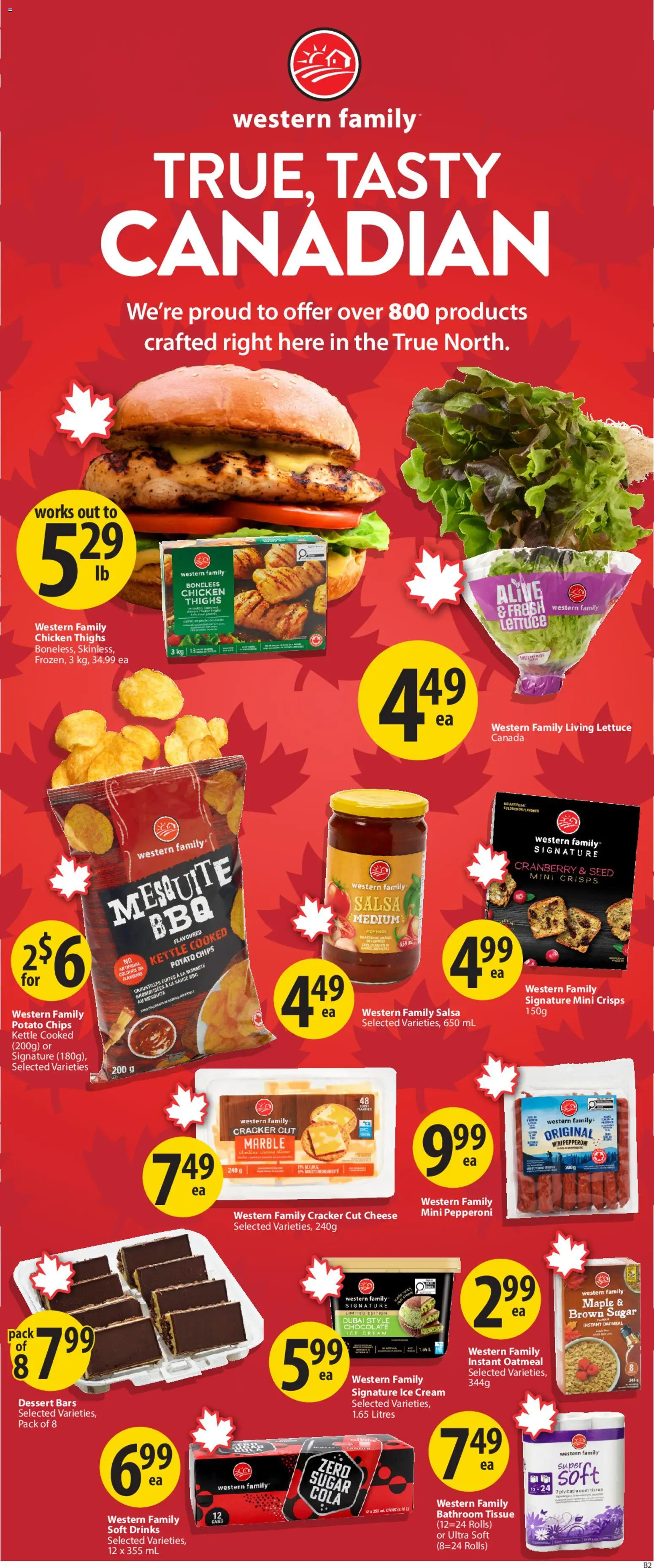 Save on foods flyer valid from Jun 25, 2026 | Page: 5 | Products: Chips, Cream, Ice cream, Chicken