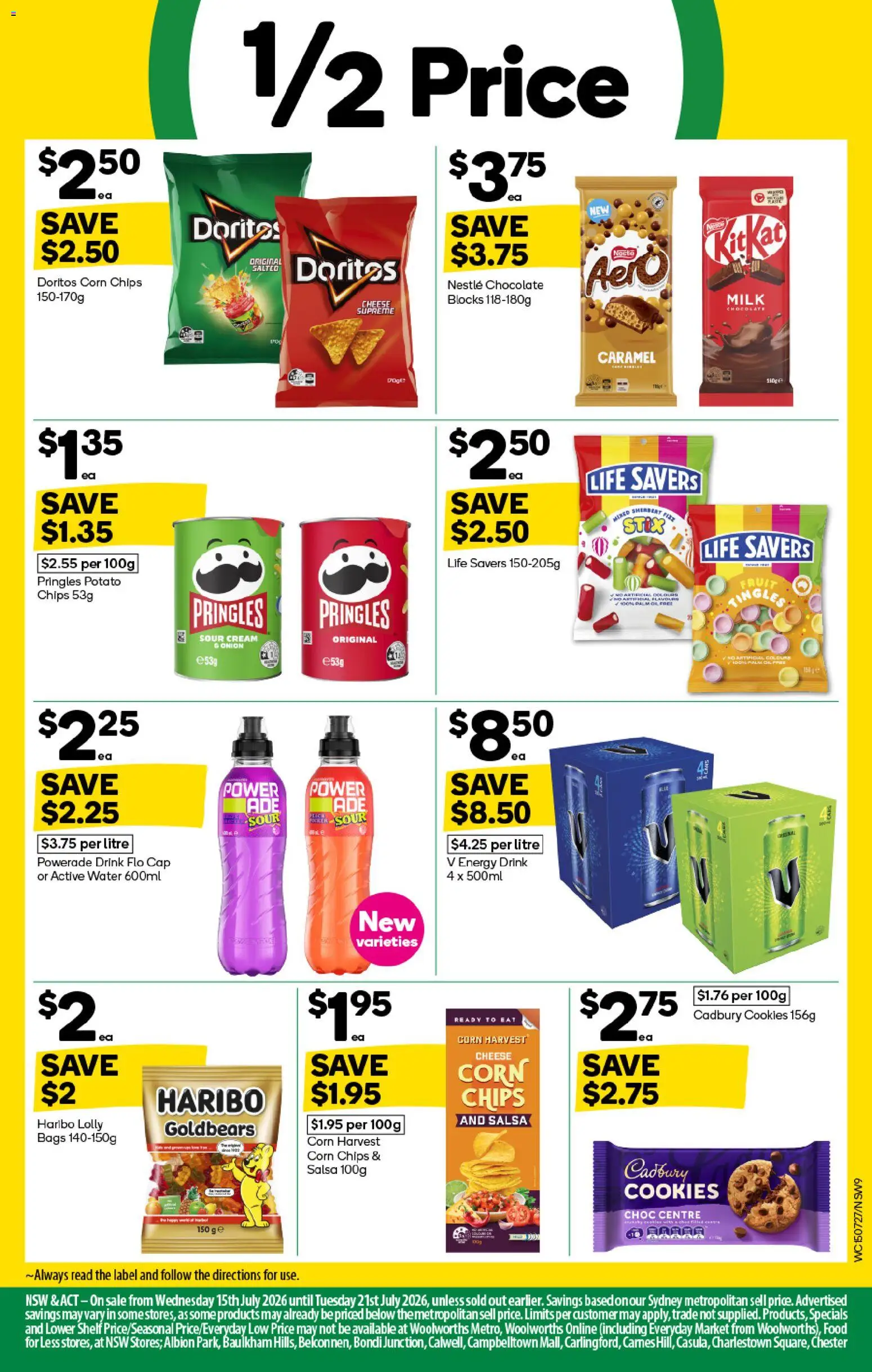 Woolworths catalogue - valid from 15/07/2026 | Page: 9 | Products: Food, Cheese, Cream, Onion