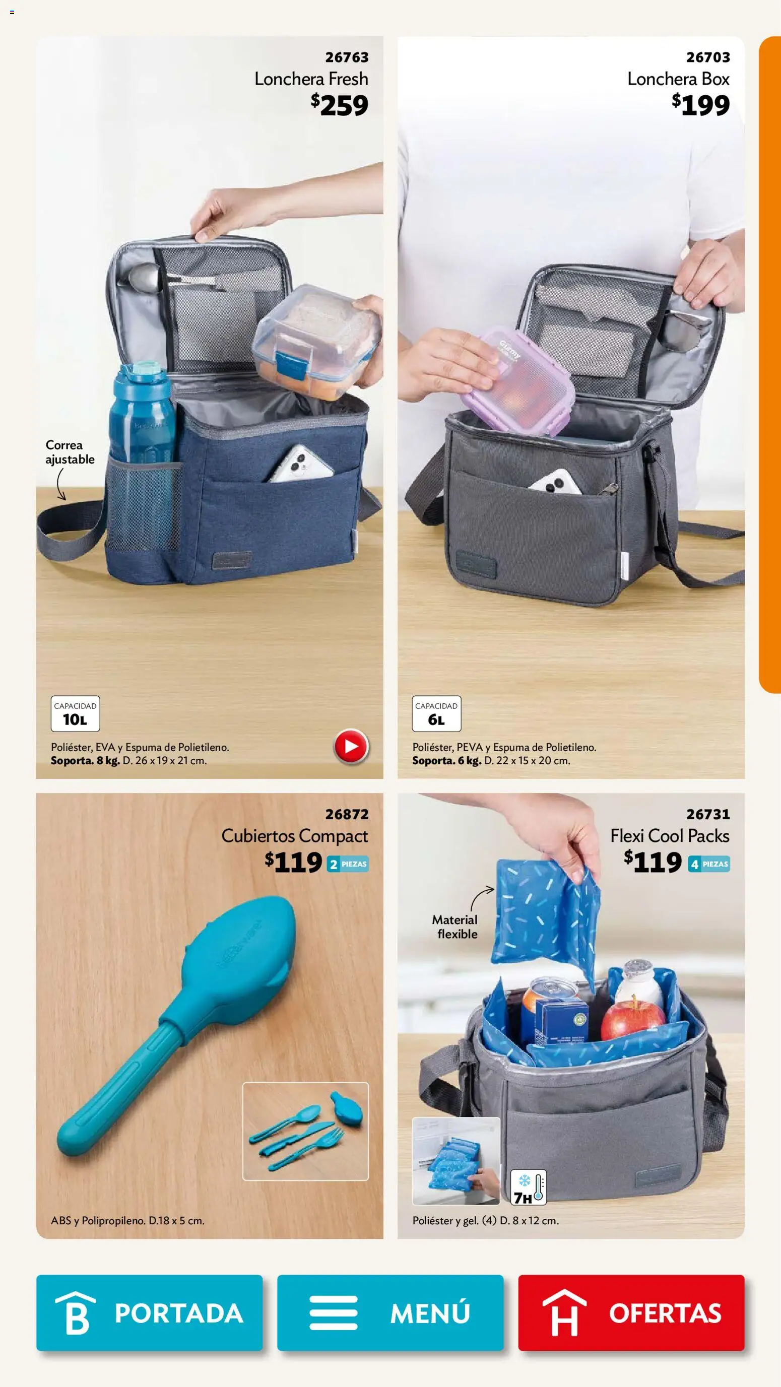 Nuevas ofertas de Betterware válidas en toda la República Mexicana desde el 29/06/2026. ¡Encuentra las mejores ofertas en Betterware campaña 7 2026! | Página: 65 | Productos: Espuma, Flexible