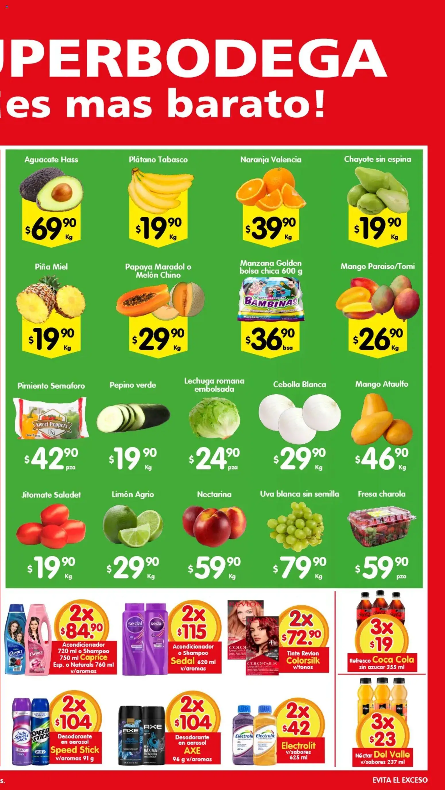 Nuevas ofertas de Arteli válidas en toda la República Mexicana desde el 23/06/2026. ¡Encuentra las mejores ofertas en Arteli folleto Aká Super Bodega! | Página: 2 | Productos: Desodorante, Aguacate, Pimiento, Acondicionador