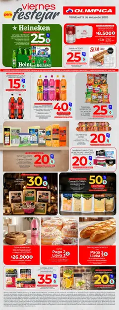 Olímpica Viernes para festejar -  Vista previa de la revista de la tienda Olímpica valido desde el 15.05.2026 | Página: 2