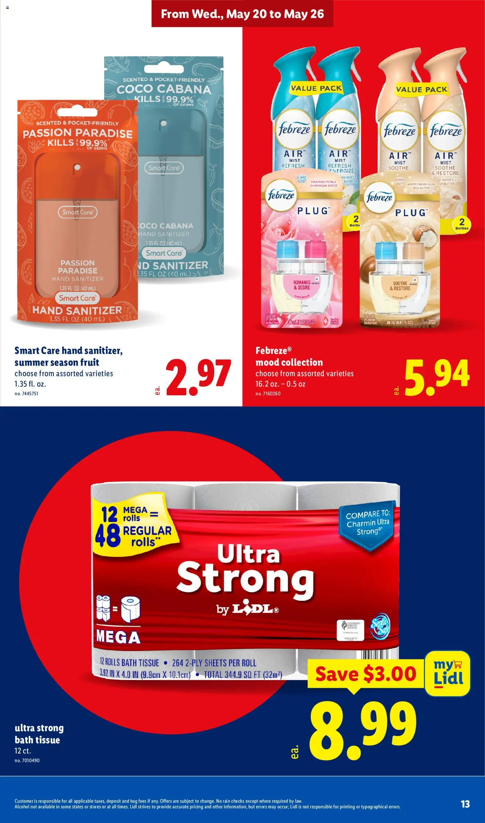 Lidl Weekly Ad - valid from 20.05.2026 | Page: 13 | Products: Butter, Water, Sugar, Bag