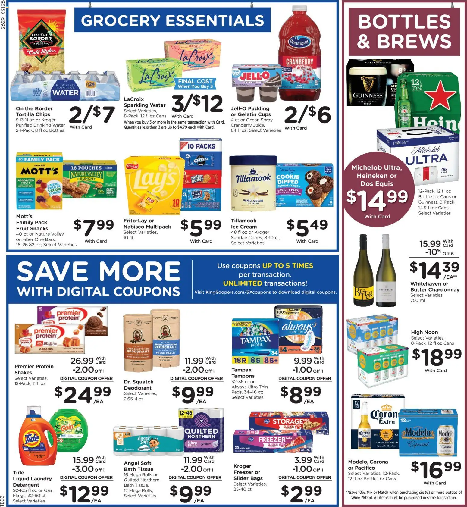 King Soopers Weekly Ad - valid from 08/19/2026 | Page: 8 | Products: Wine, Snacks, Freezer, Vanilla