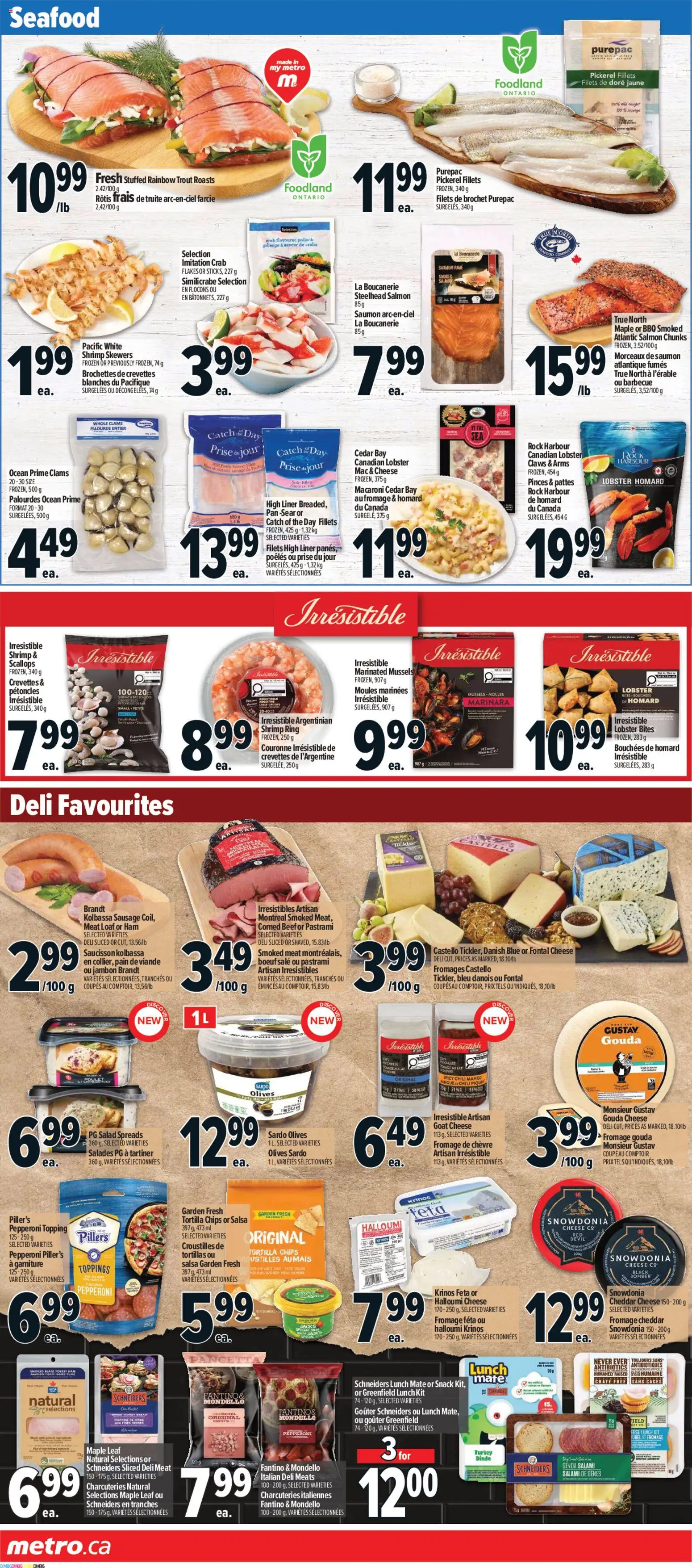 Metro flyer valid from Jul 9, 2026 | Page: 8 | Products: Beef, Chips, Salami, Ham