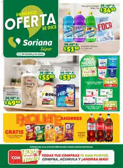Vista previa de Soriana folleto En México Oferta se dice Soriana Súper, nuevo folleto de la tienda, válido en México a partir del 16/10/2026