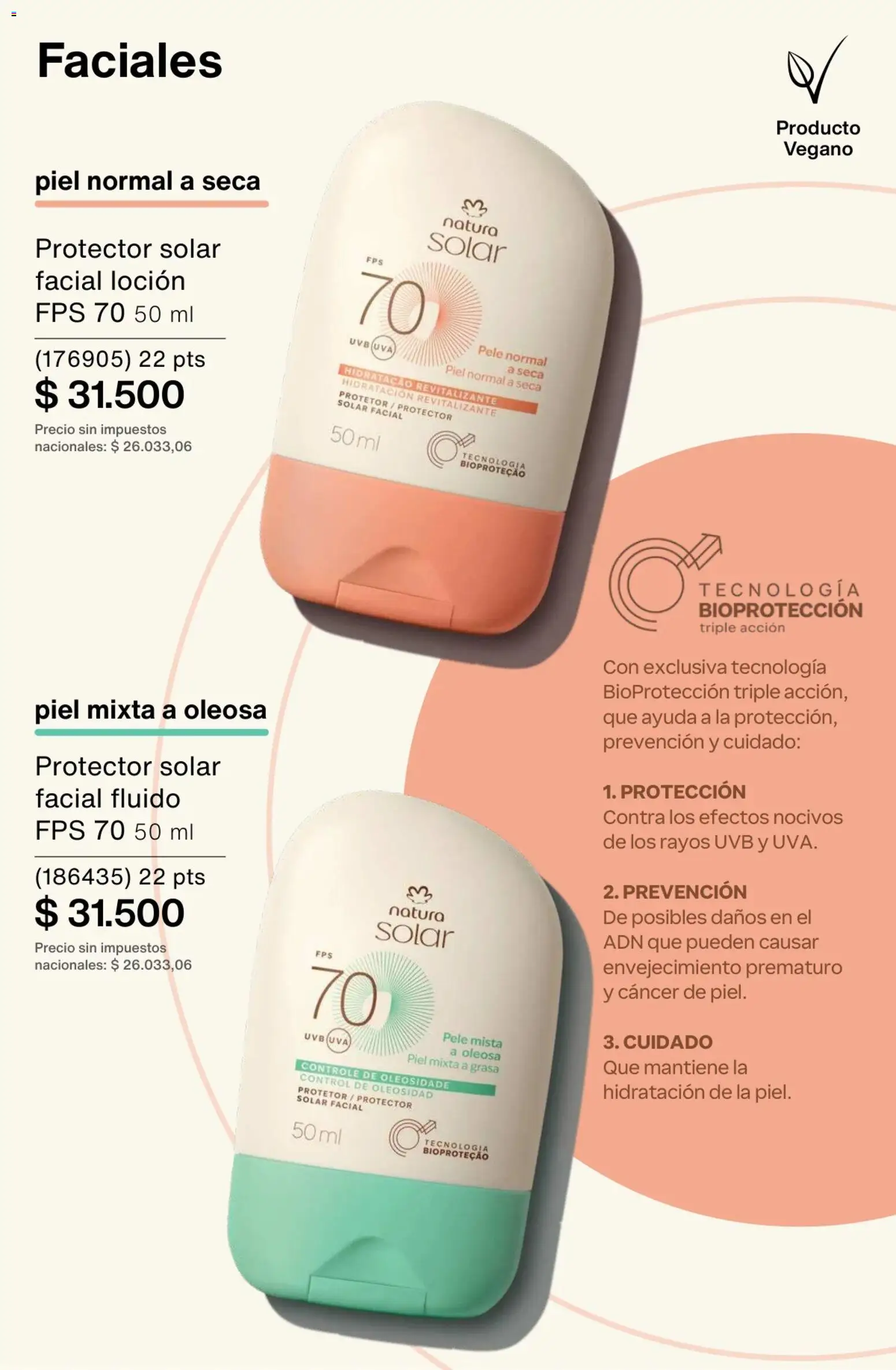 Catálogo Natura Ciclo 3 │ válido desde el 09/02/2026 | Página: 219 | Productos: Protector solar, Loción, Uva