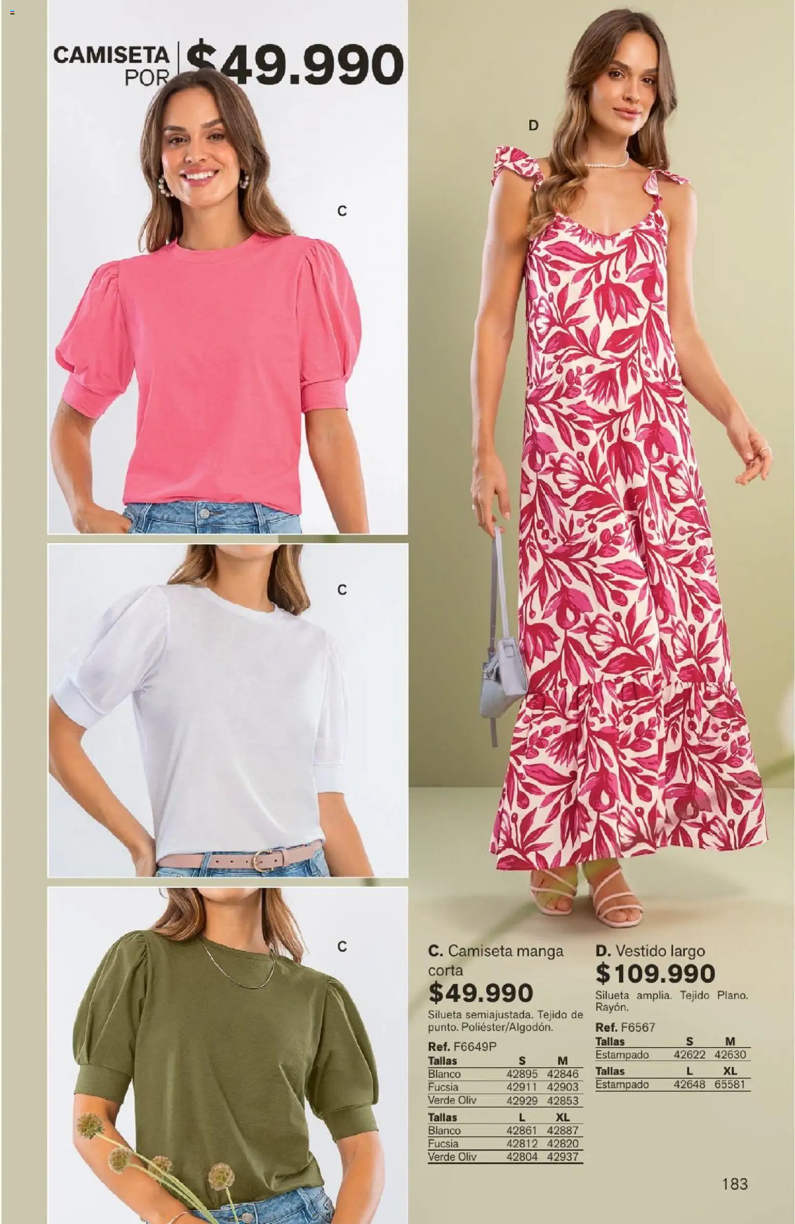 Leonisa revista - valida desde el 04/08/2026 | Página: 183 | Productos: Camiseta, Vestido