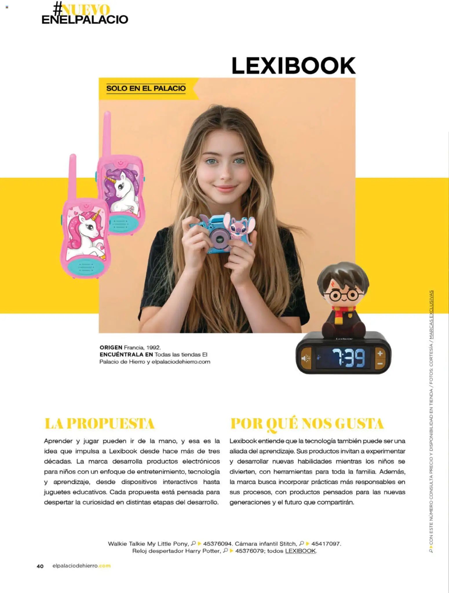 Nuevas ofertas de Palacio De Hierro válidas en toda la República Mexicana desde el 01/09/2026. ¡Encuentra las mejores ofertas en Palacio De Hierro catálogo La Gaceta! | Página: 42 | Productos: Herramientas, Despertador, Reloj, Juguetes