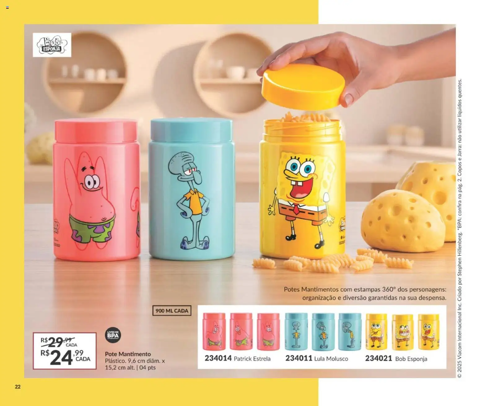 Avon Folheto - válido de 19/07/2026 | Página: 26 | Produtos: Esponja, Lula, Potes, Copos