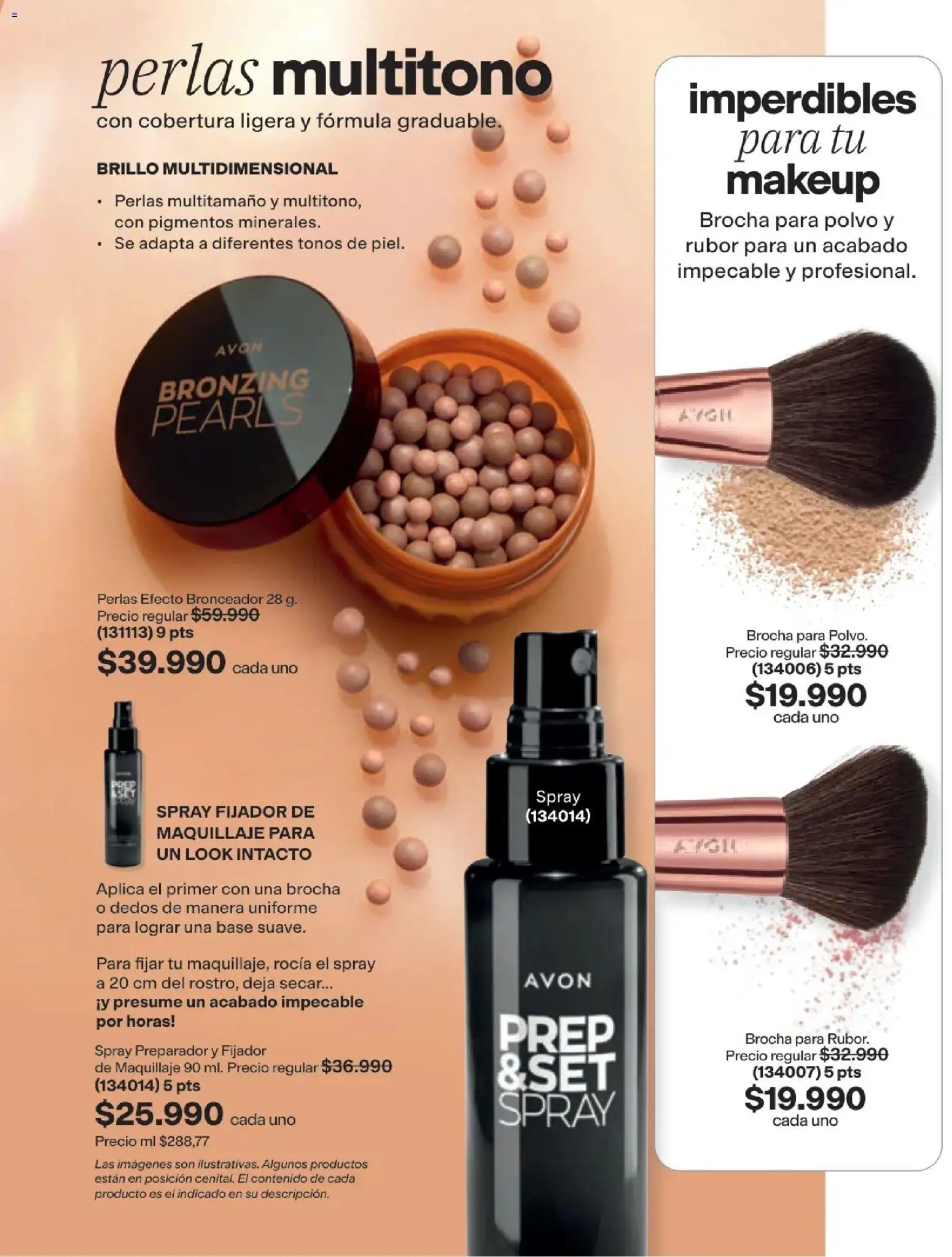 Avon revista - valida desde el 19/09/2026 | Página: 46 | Productos: Fijador, Maquillaje, Polvo, Bronceador