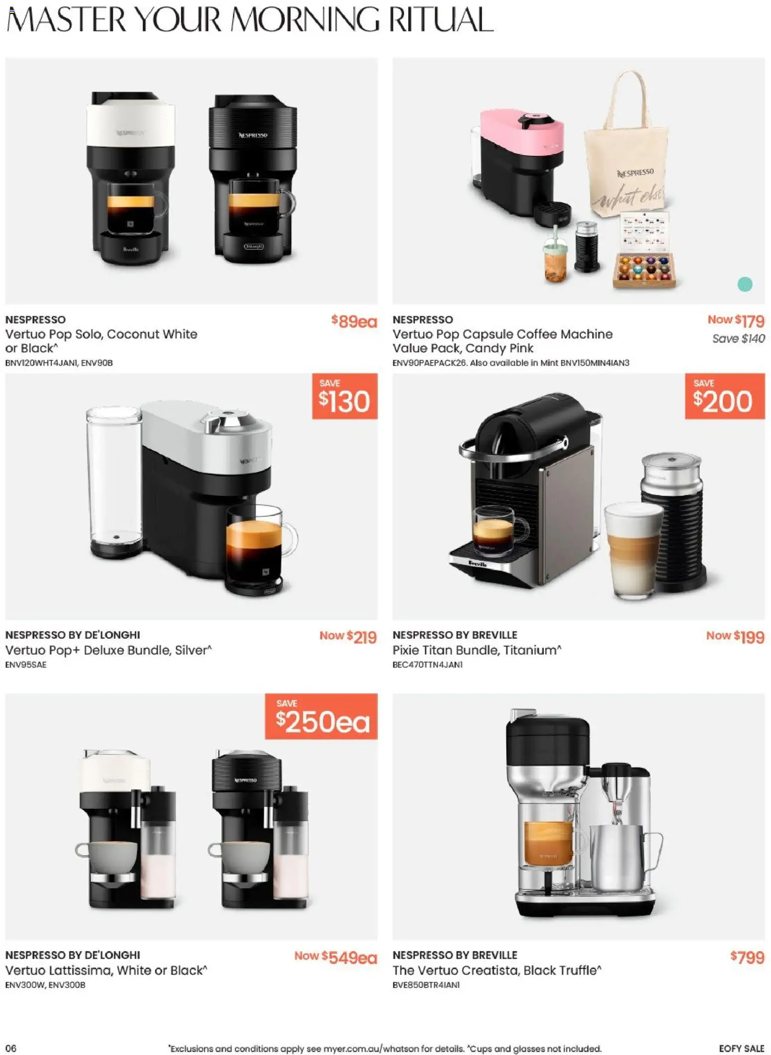 Myer catalogue - valid from 01.06.2026 | Page: 6 | Products: Cups, Coffee, Glasses