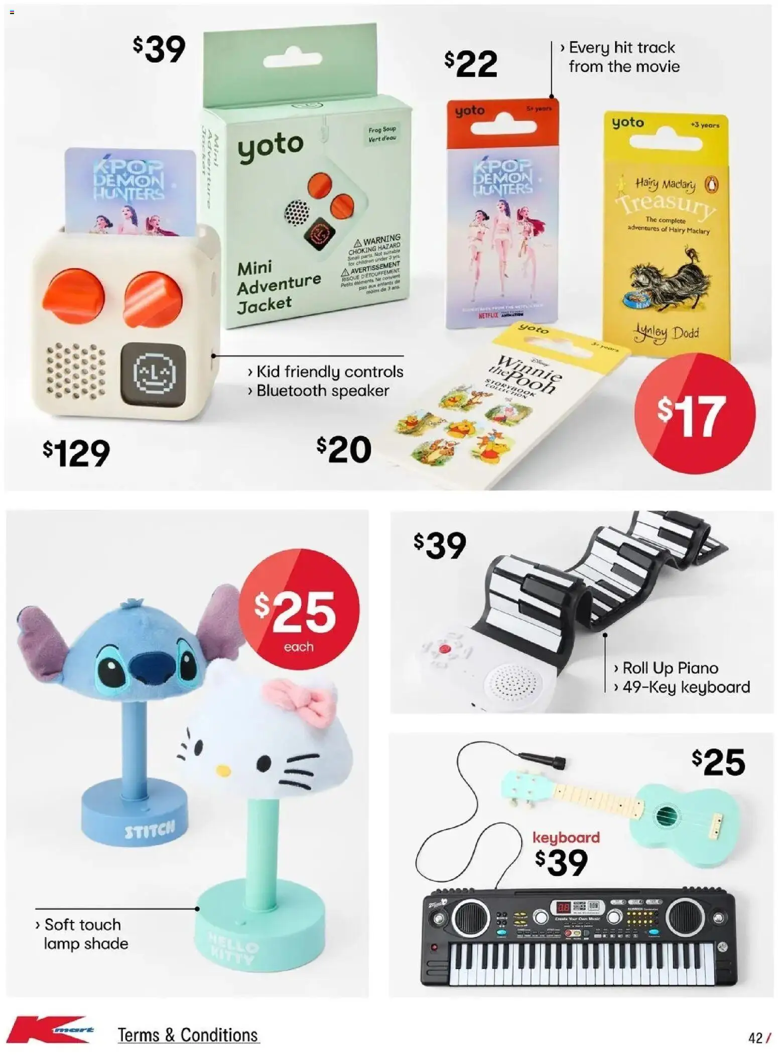 Kmart catalogue - valid from 24/06/2026 | Page: 42 | Products: Lamp, Jacket, Soup, Bluetooth speaker