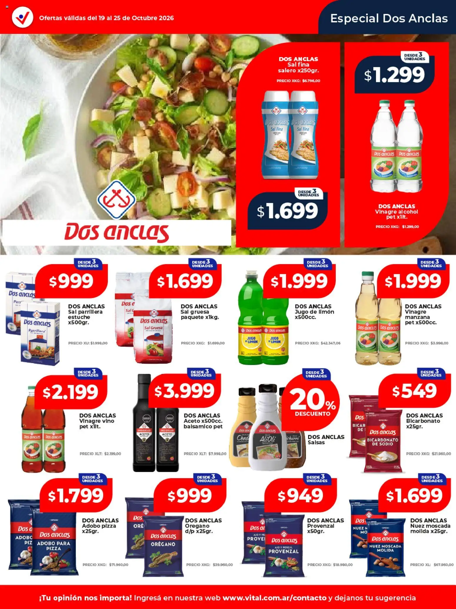 Vital - Ofertas │ válido desde el 19/10/2026 | Página: 21