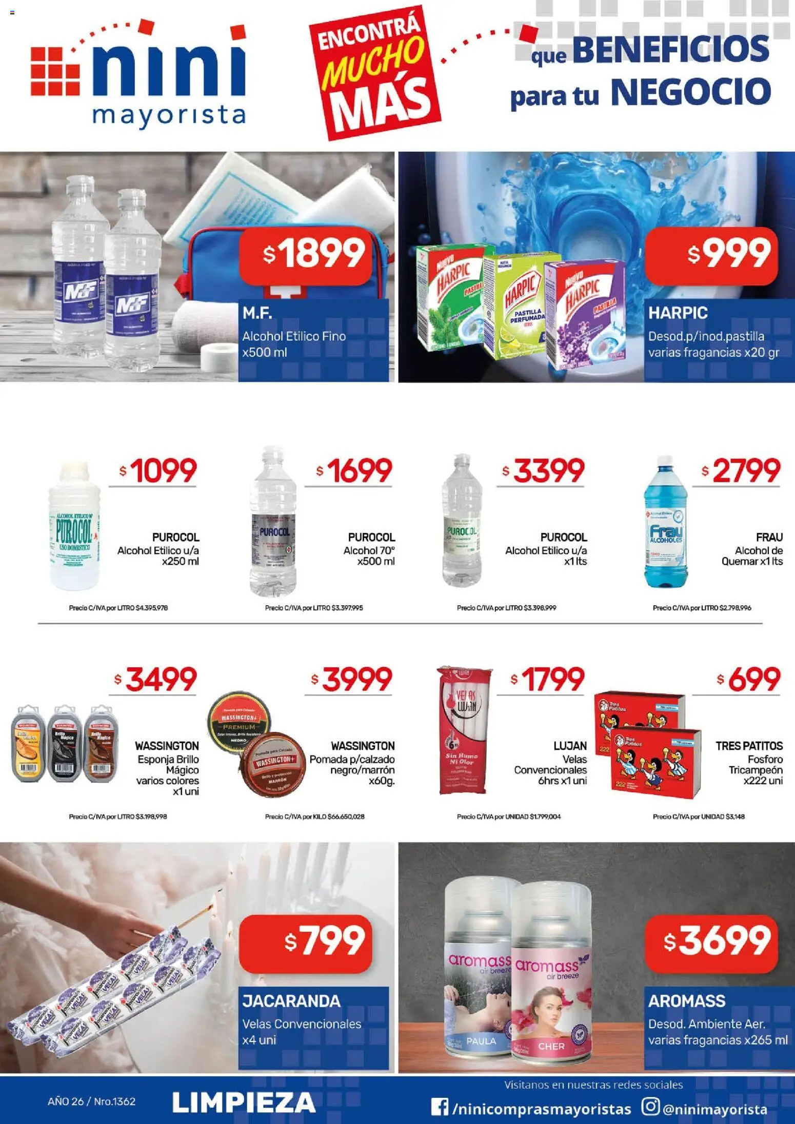 NINI Mayorista ofertas │ válido desde el 01.06.2026 | Página: 13 | Productos: Pomada, Brillo, Esponja