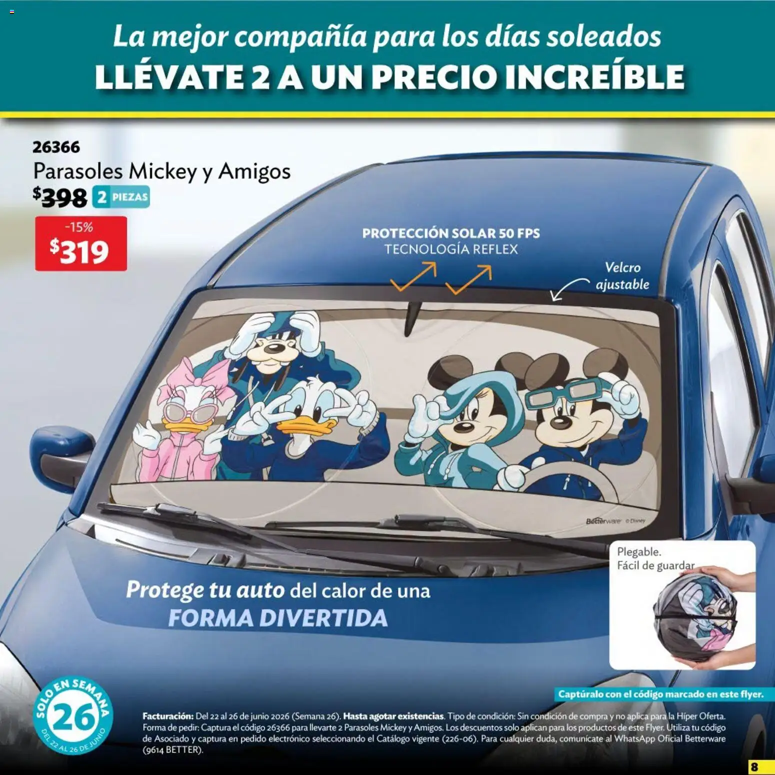 Nuevas ofertas de Betterware válidas en toda la República Mexicana desde el 22.06.2026. ¡Encuentra las mejores ofertas en Betterware Ofertas! | Página: 9