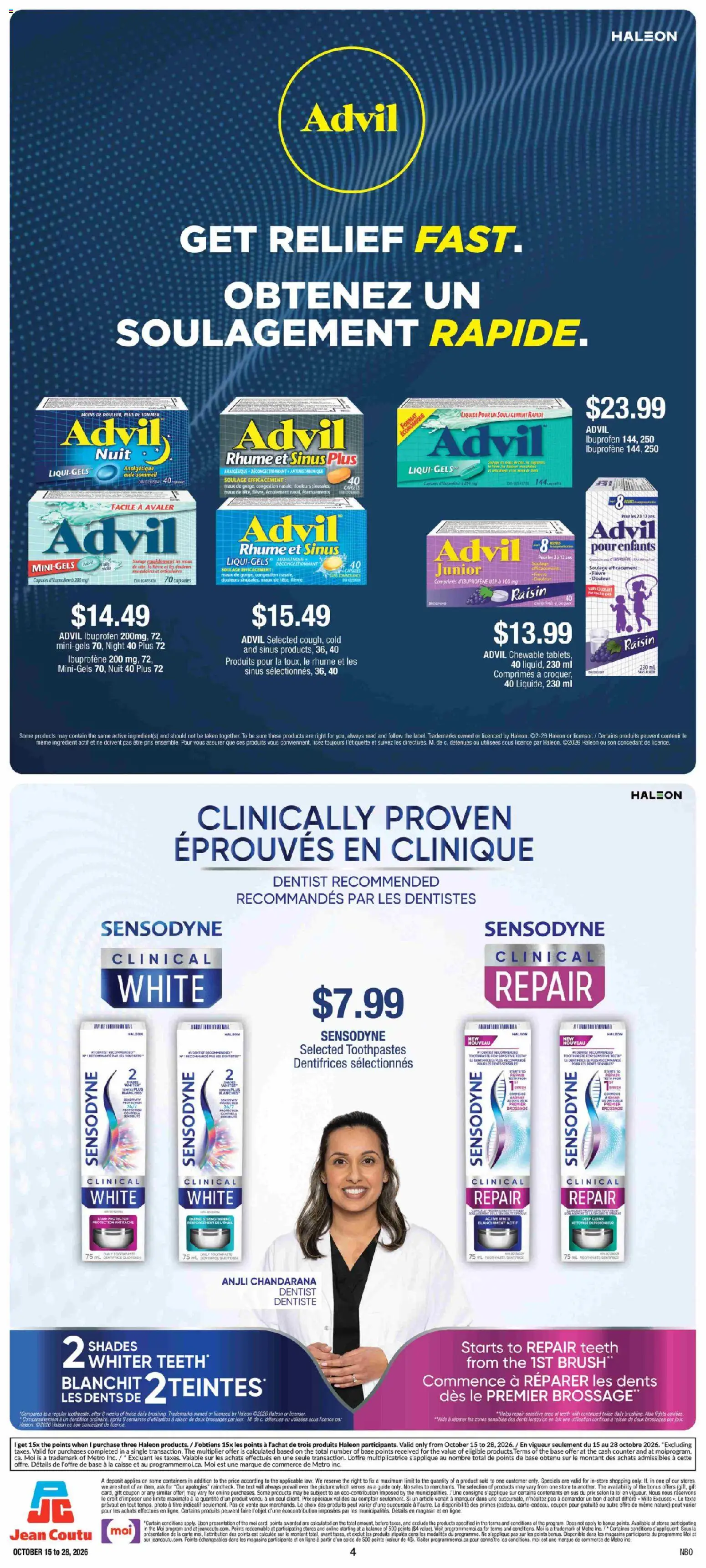 Jean Coutu flyer valid from Oct 15, 2026 | Page: 4