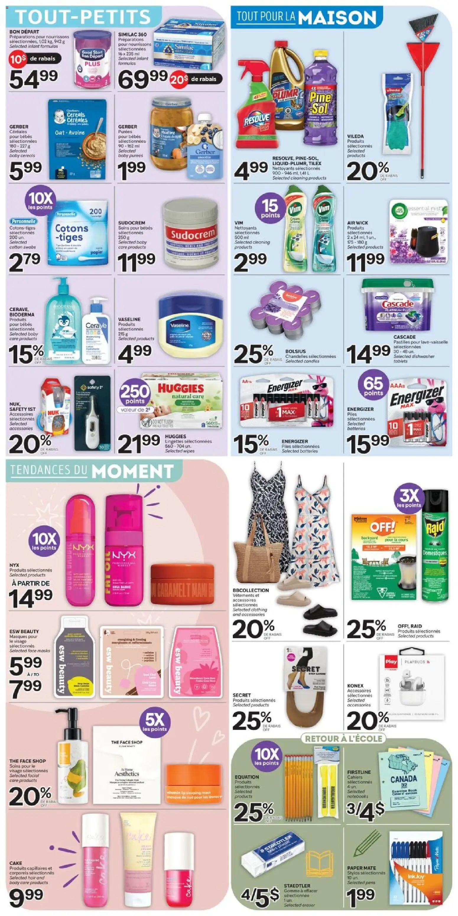 Brunet flyer valid from Jul 9, 2026 | Page: 7 | Products: Cereals, Dishwasher, Highlighter