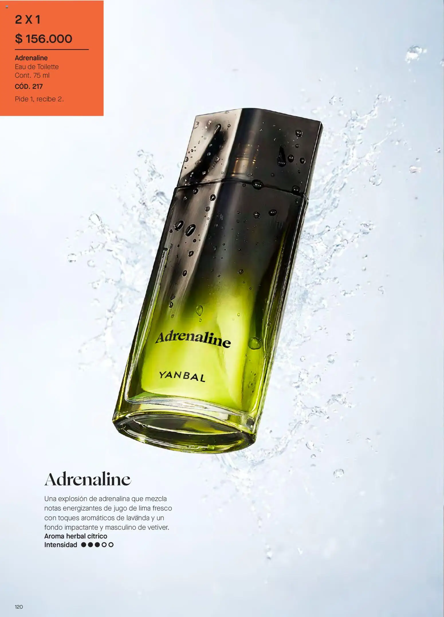 Yanbal revista - valida desde el 15/08/2026 | Página: 120 | Productos: Lima, Explosión, Eau de toilette, Jugo