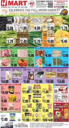 Preview of Hmart weekly ads valid from 09/24/2026