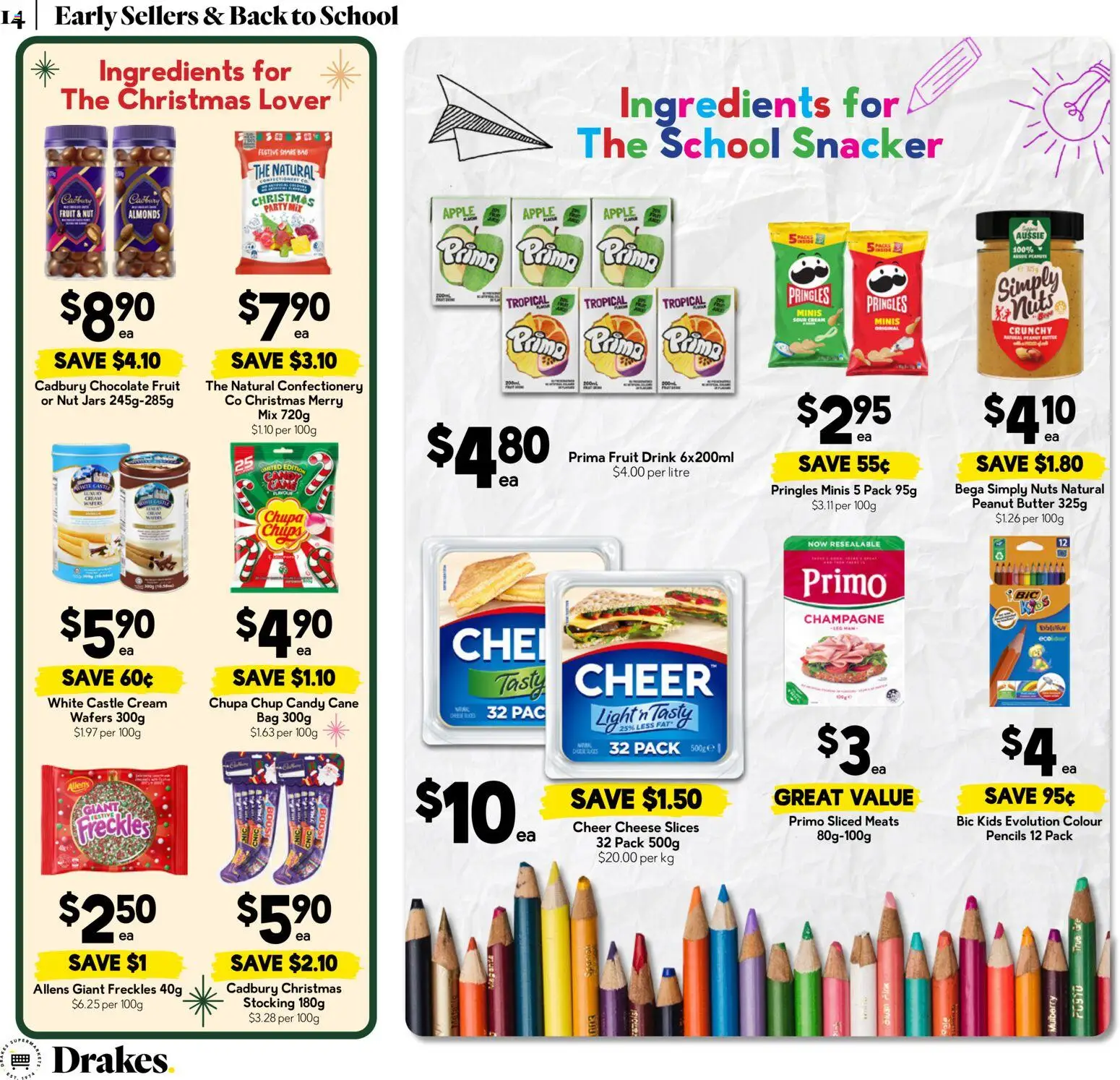 Drakes catalogue - valid from 30/09/2026 | Page: 14 | Products: Champagne, Confectionery, Nuts, Peanut butter
