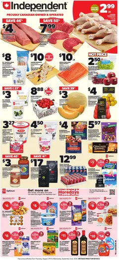 Preview of Independent Grocer weekly flyer / circulaire from shop Independent Grocer valid from Aug 27, 2026