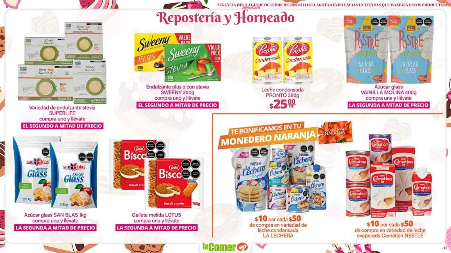Nuevas ofertas de La Comer válidas en toda la República Mexicana desde el 02/10/2026. ¡Encuentra las mejores ofertas en La Comer folleto es la tienda rosa! | Página: 41