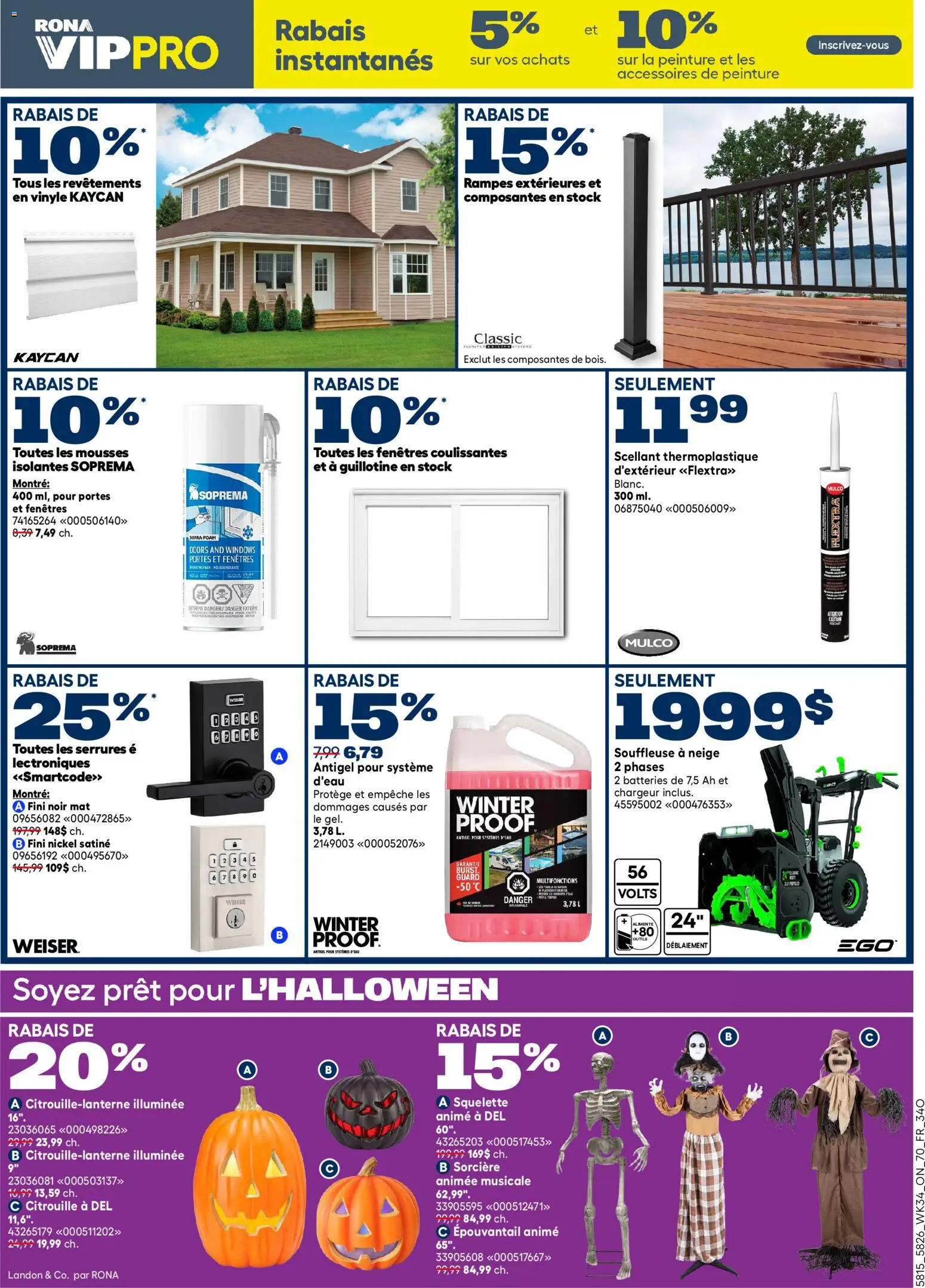 Rona flyer valid from Sep 17, 2026 | Page: 2 | Products: Batteries
