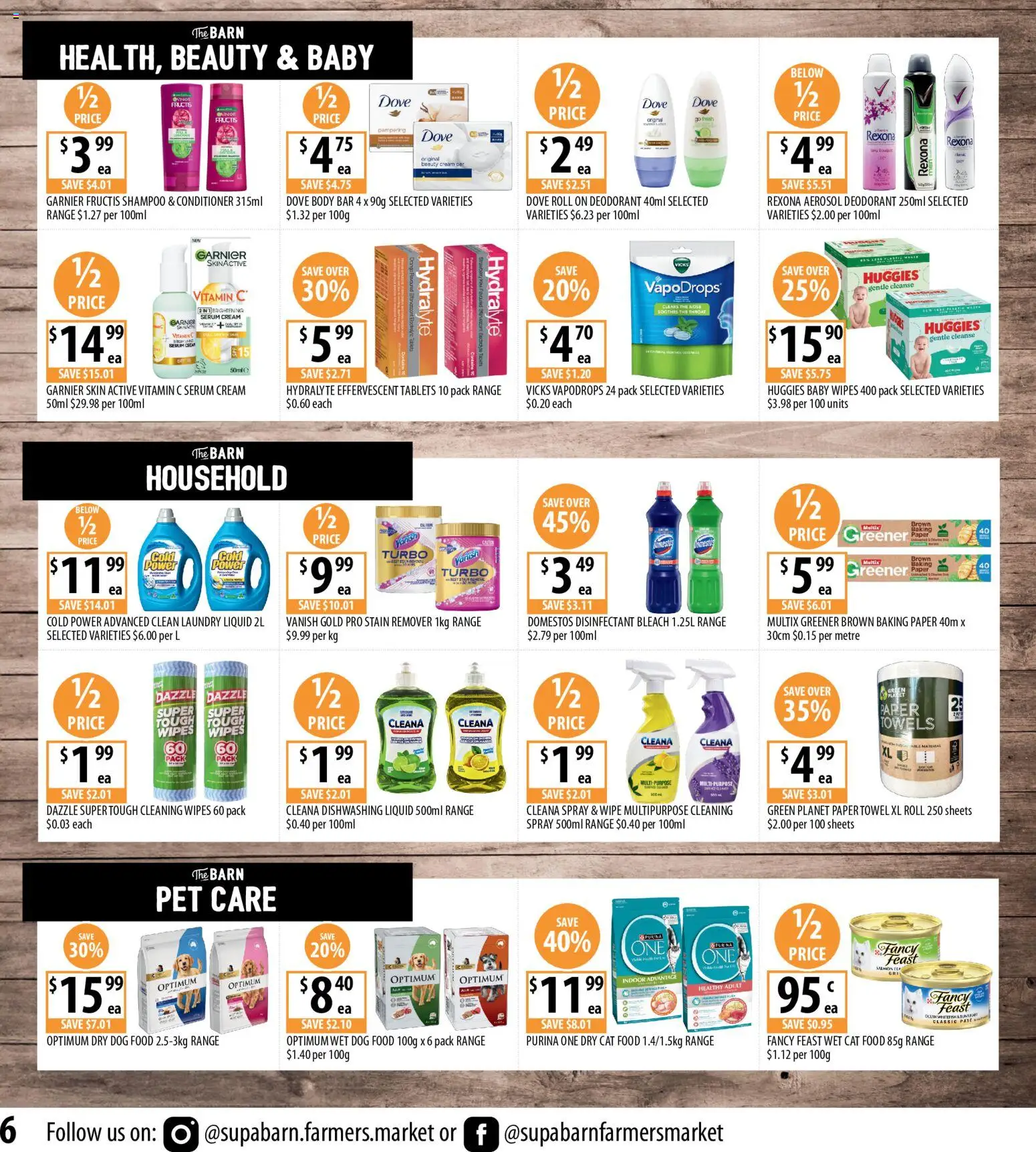 Supabarn catalogue - valid from 15/07/2026 | Page: 6 | Products: Household, Dog food, Pâté, Multipurpose