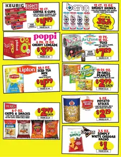 Preview of Ollie's weekly ads valid from 07/06/2026 | Page: 3 | Products: Coffee, Tea, Chips, Cream