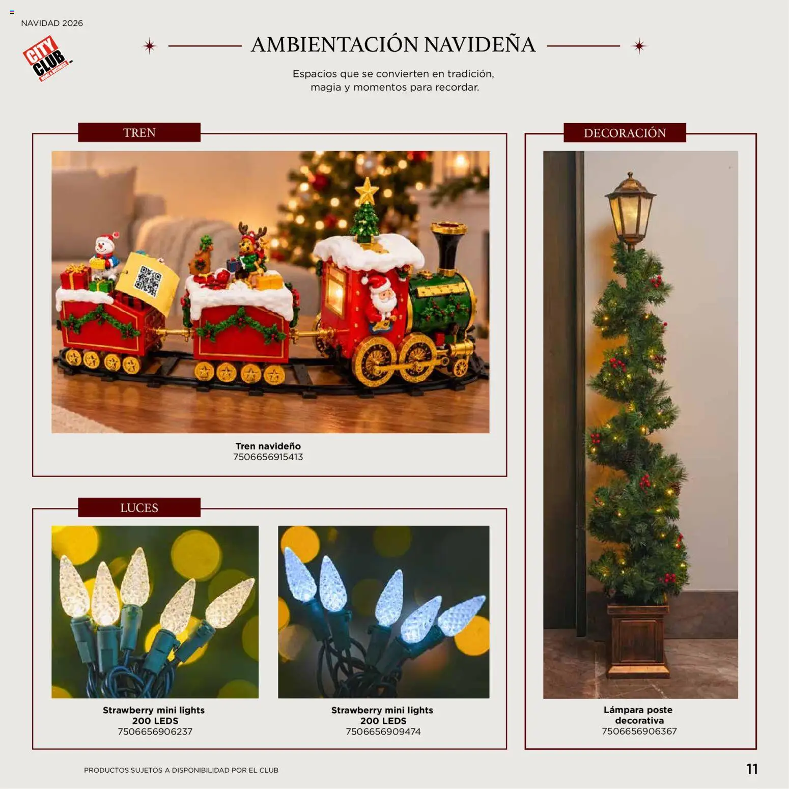 Nuevas ofertas de City Club válidas en toda la República Mexicana desde el 02/10/2026. ¡Encuentra las mejores ofertas en City Club Catálogo Navideño! | Página: 11