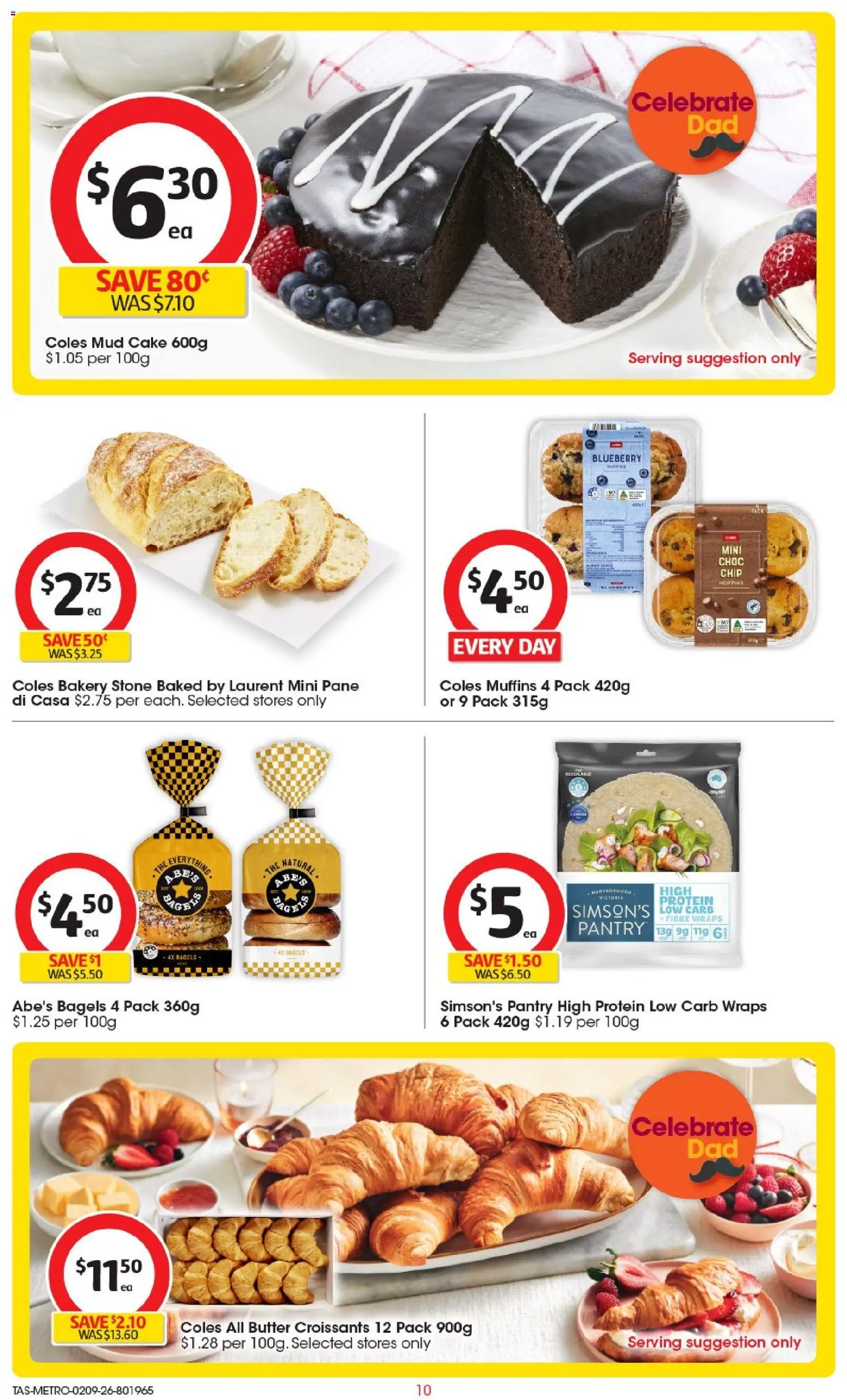 Coles catalogue - valid from 02/09/2026 | Page: 11 | Products: Butter, Muffins, Cake, Bakery