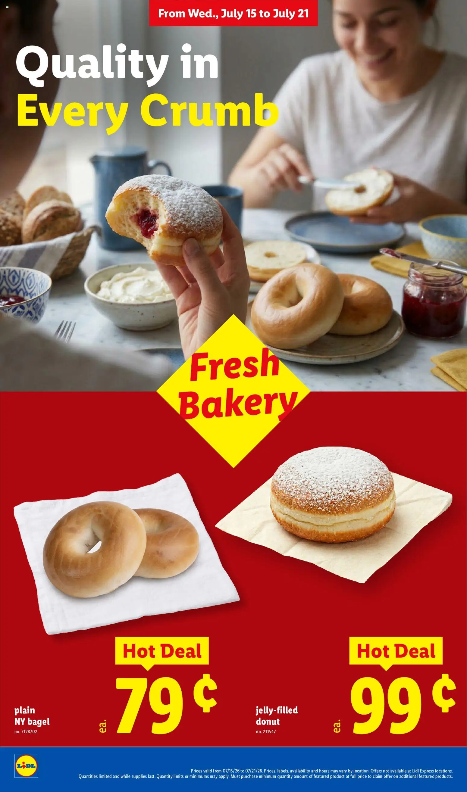 Lidl Weekly Ad - valid from 07/15/2026 | Page: 14 | Products: Bakery