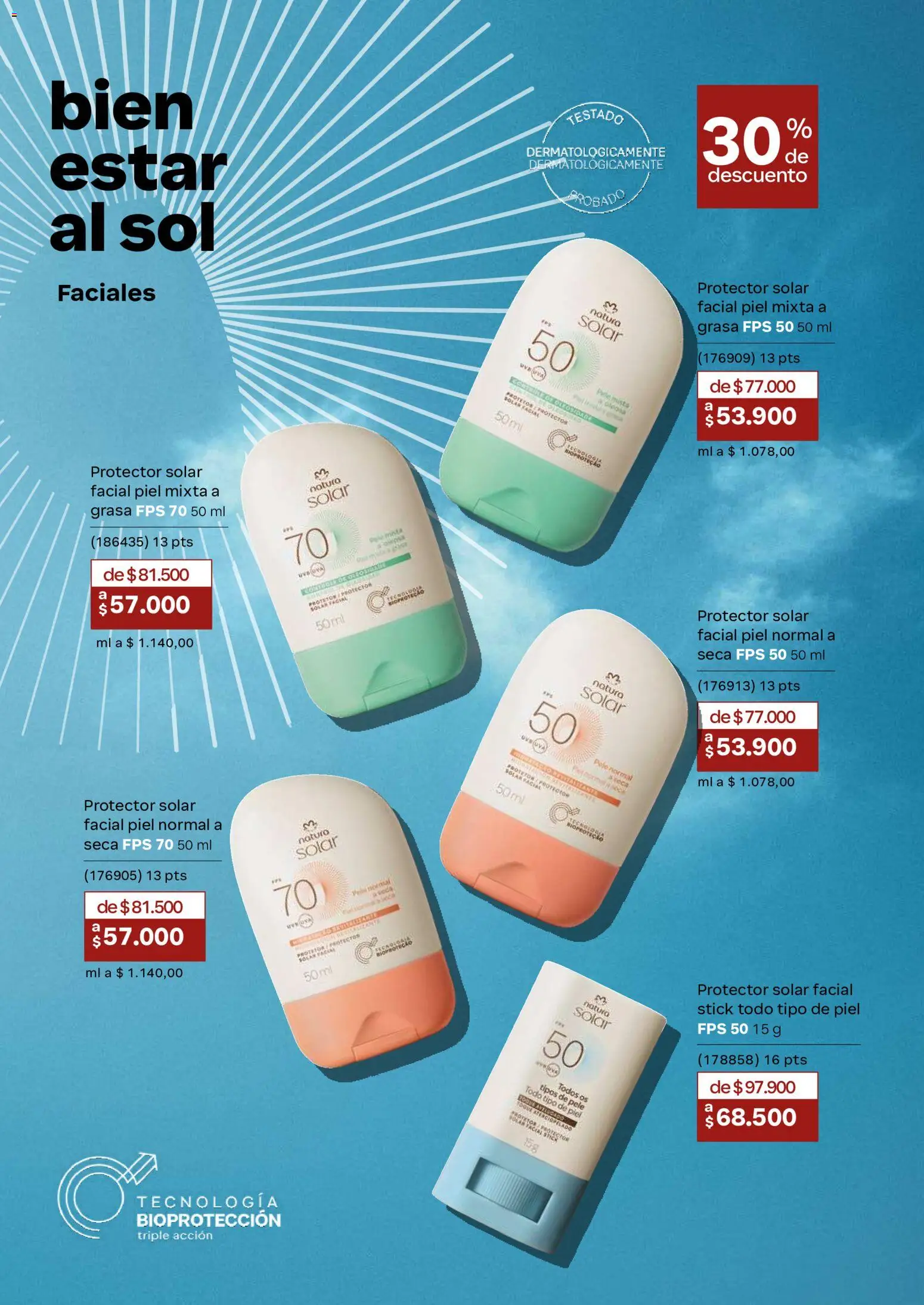 Natura revista - valida desde el 01/07/2026 | Página: 133 | Productos: Protector solar