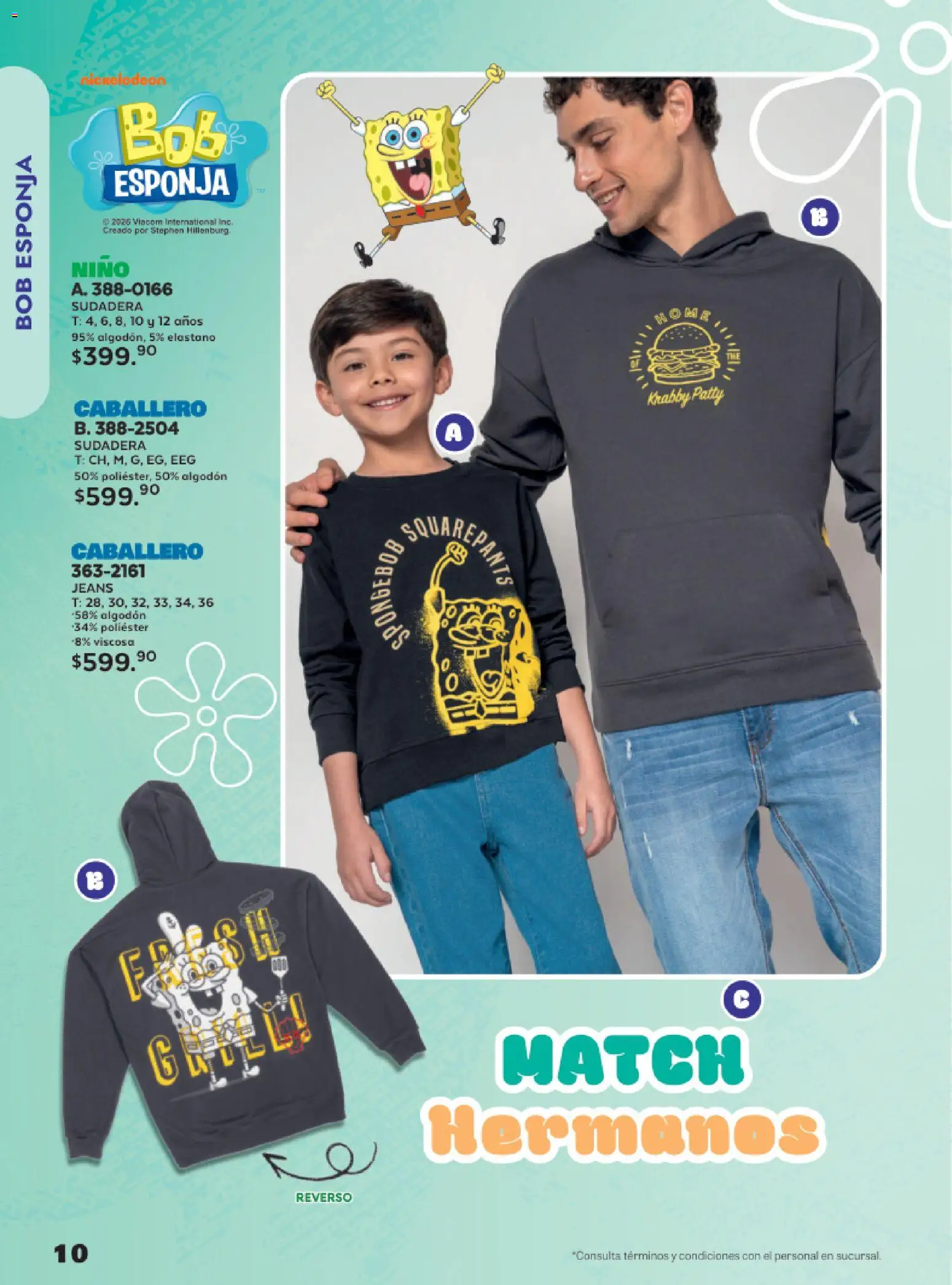 Nuevas ofertas de Andrea válidas en toda la República Mexicana desde el 24.05.2026. ¡Encuentra las mejores ofertas en Andrea catálogo Lo más divertindo en ropa! | Página: 10 | Productos: Esponja, Algodón, Sudadera
