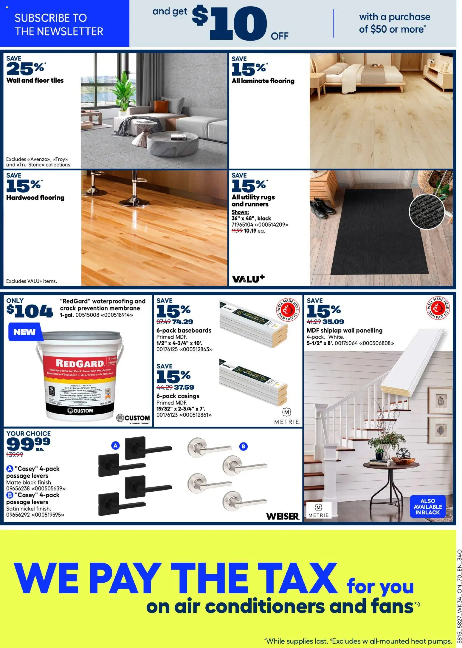 Rona flyer valid from Sep 17, 2026 | Page: 8 | Products: Tiles
