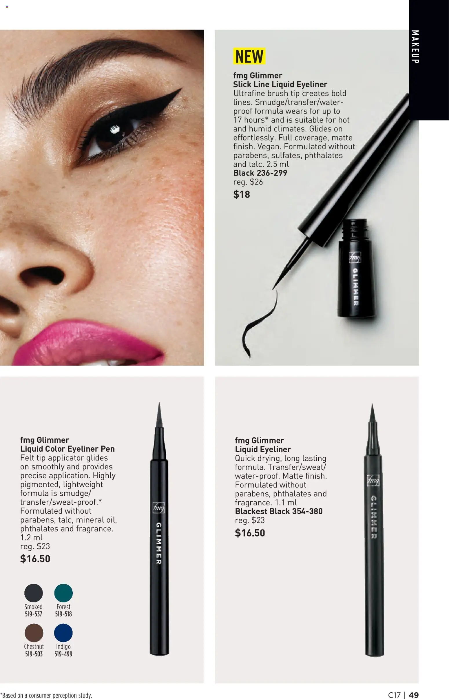 Avon flyer valid from Aug 13, 2026 | Page: 49 | Products: Brush, Eyeliner