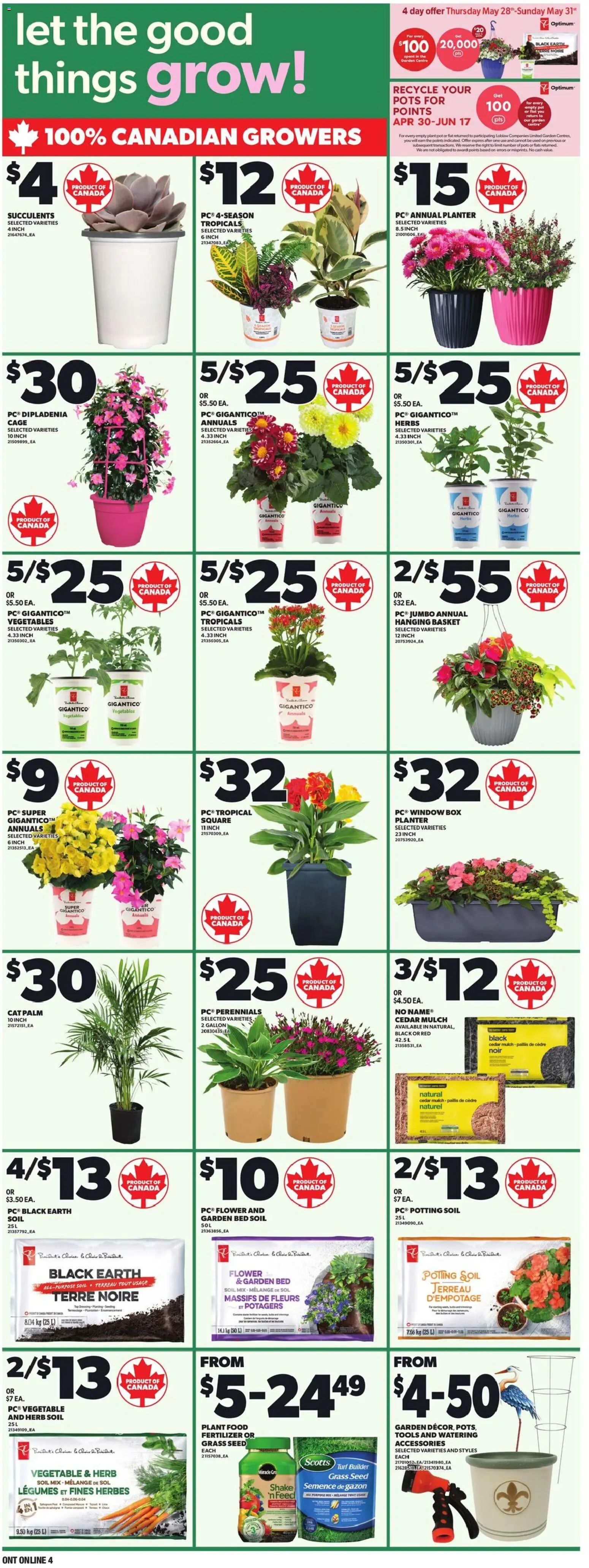 Independent Grocer flyer valid from 28.05.2026 | Page: 8 | Products: Bed, Chair, Box, Basket