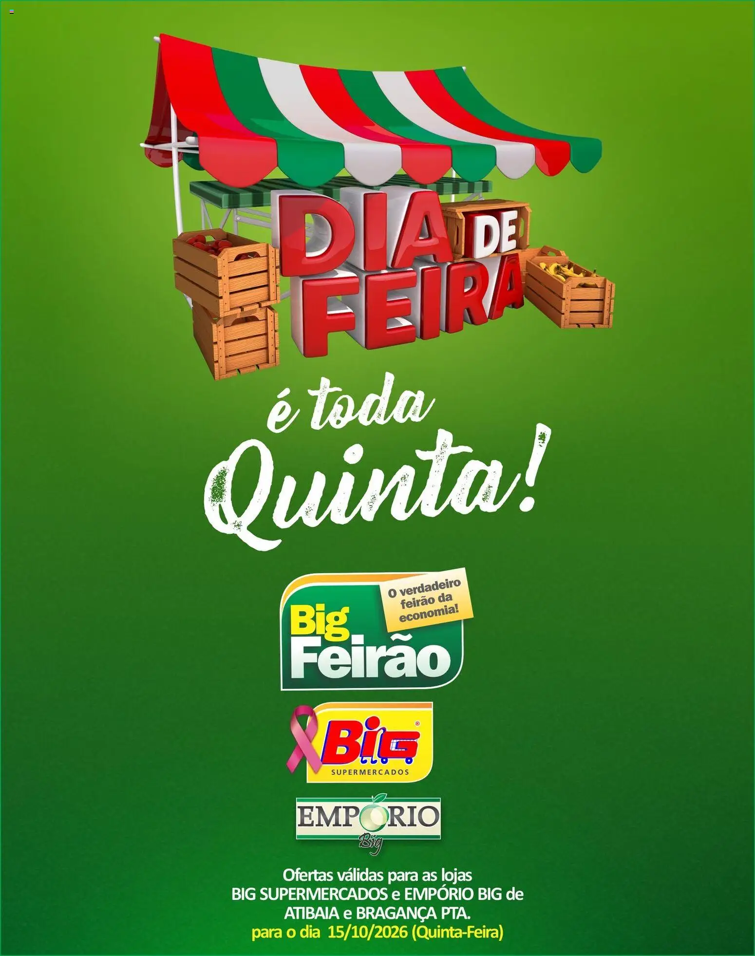 Big Supermercados Folheto - válido de 15/10/2026 | Página: 1