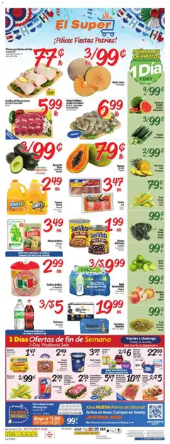 Preview of El Super weekly ads valid from 09/09/2026