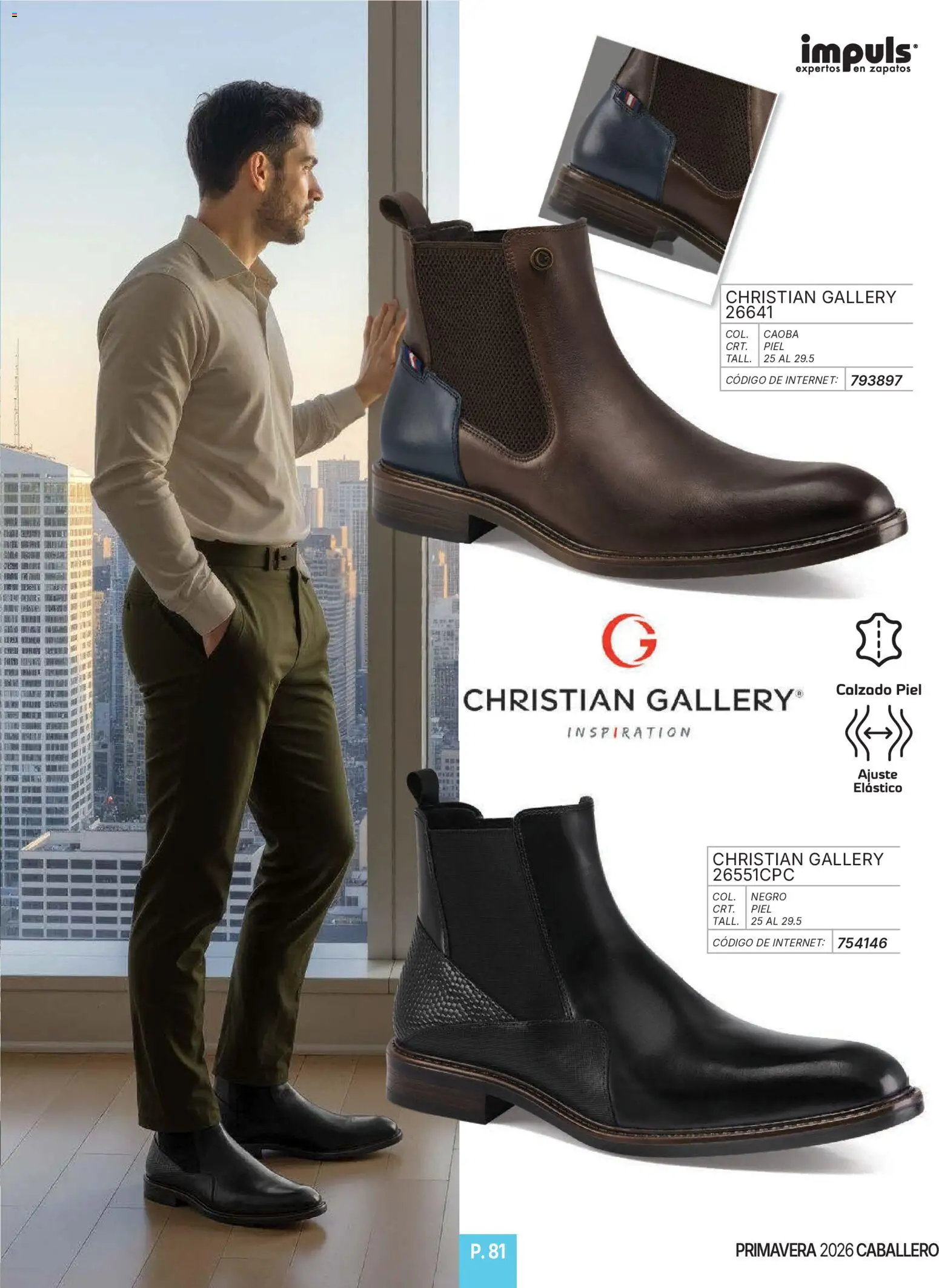 Nuevas ofertas de Impuls válidas en toda la República Mexicana desde el 01.01.2026. ¡Encuentra las mejores ofertas en Impuls catálogo Caballero! | Página: 83 | Productos: Zapatos