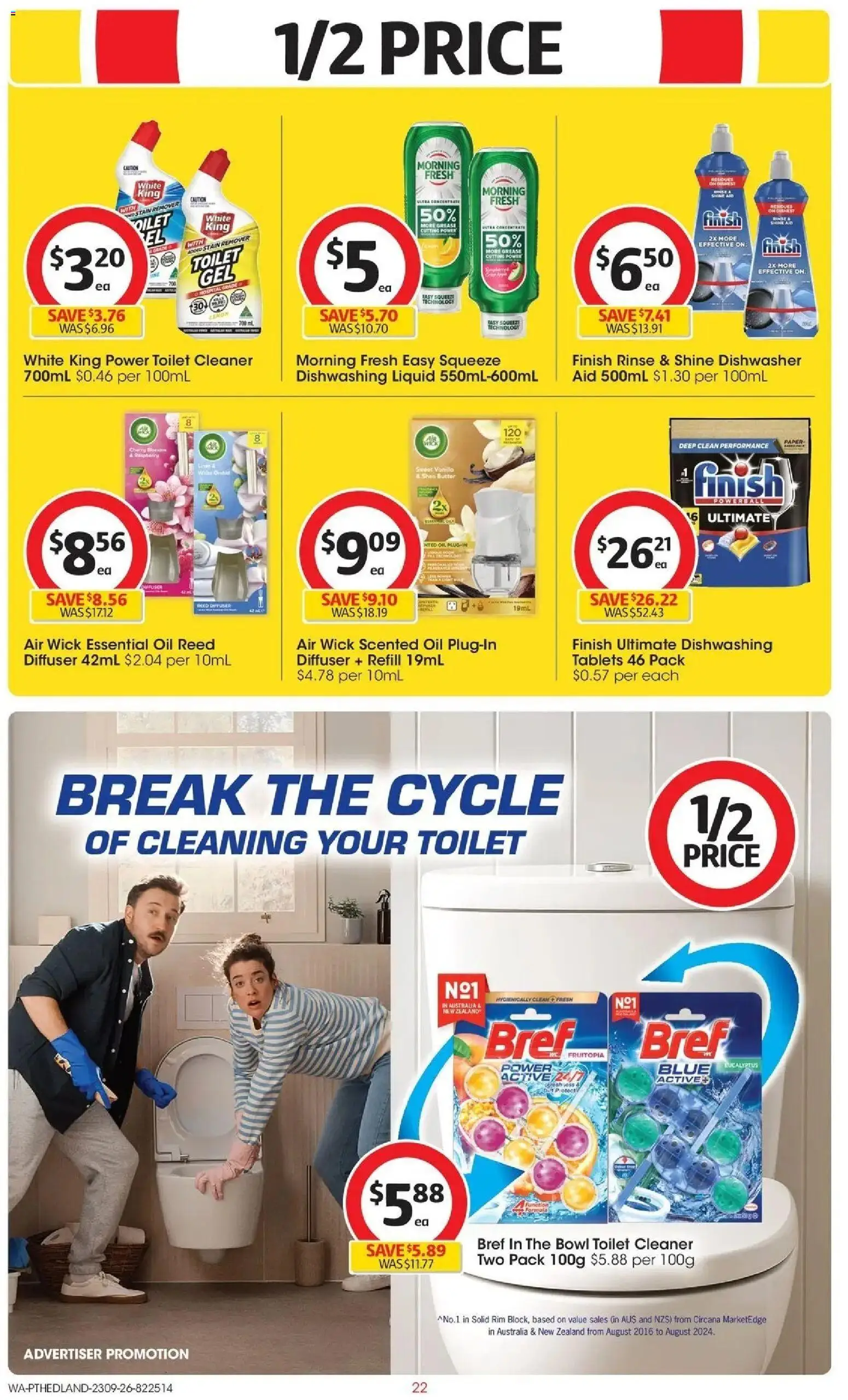 ﻿Coles catalogue valid from 23/09/2026 > Online Australia | Page: 22 | Products: Cleaner, Oil, Shea butter, Dishwasher