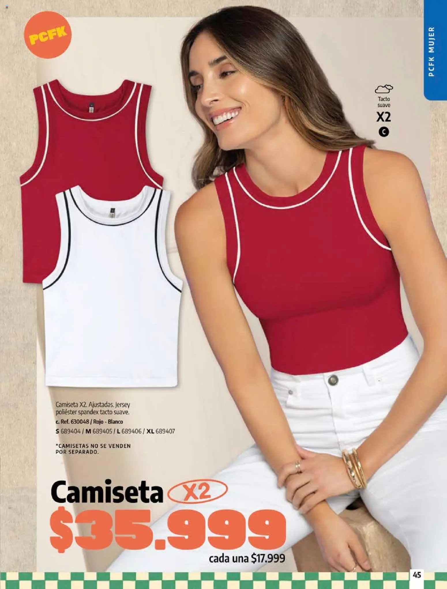 Pacifika revista - valida desde el 18/09/2026 | Página: 45 | Productos: Camiseta