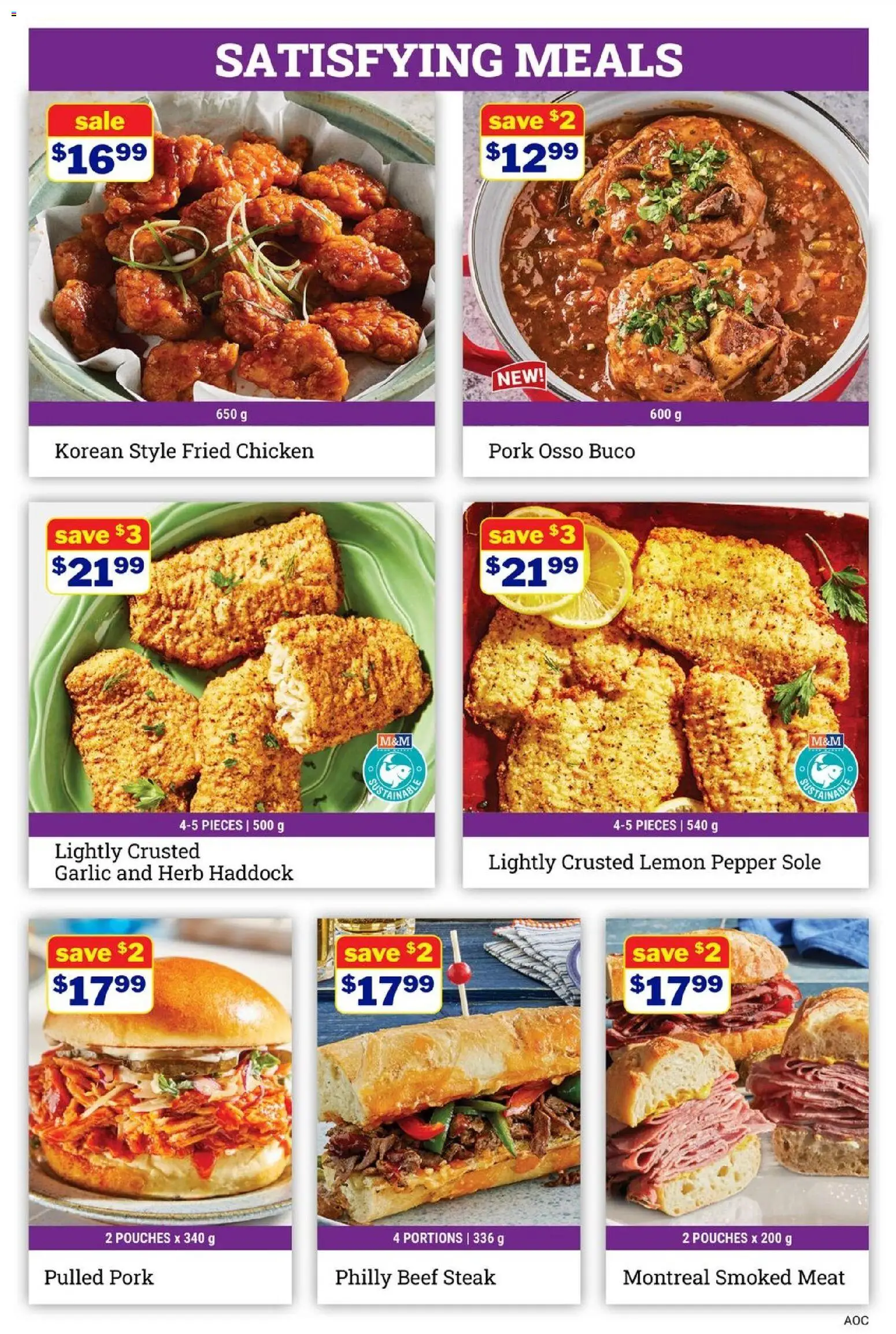 M&M Food Market flyer valid from Aug 20, 2026 | Page: 6 | Products: Beef, Pulled pork, Steak, Chicken