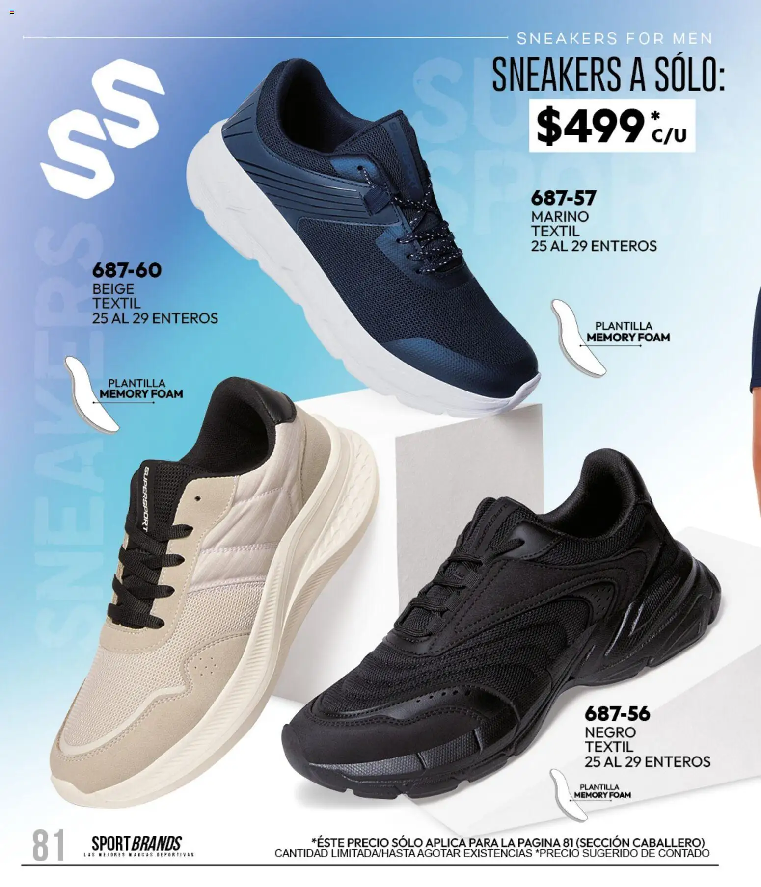 Nuevas ofertas de Cklass válidas en toda la República Mexicana desde el 11/09/2026. ¡Encuentra las mejores ofertas en Cklass catálogo Sportbrands Caballero Invierno! | Página: 94