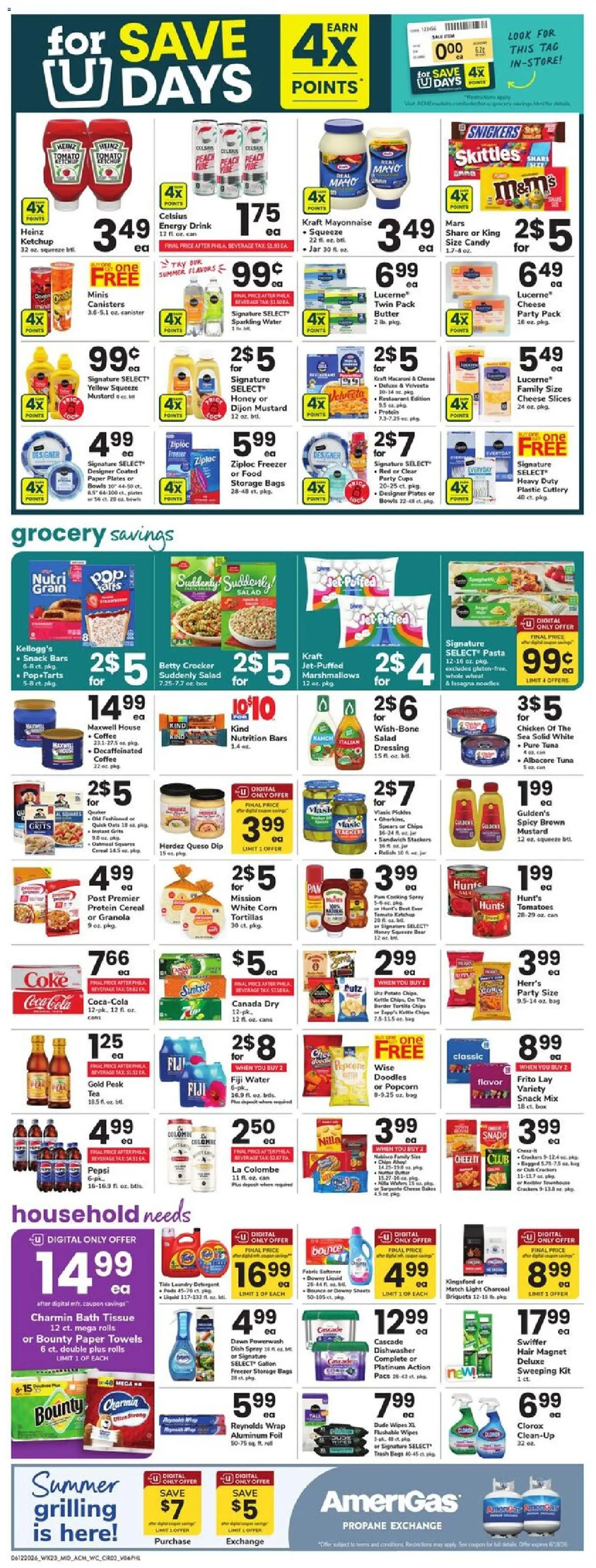 Acme Weekly Ad - valid from 12.06.2026 | Page: 3 | Products: Magnet, Butter, Ketchup, Bag