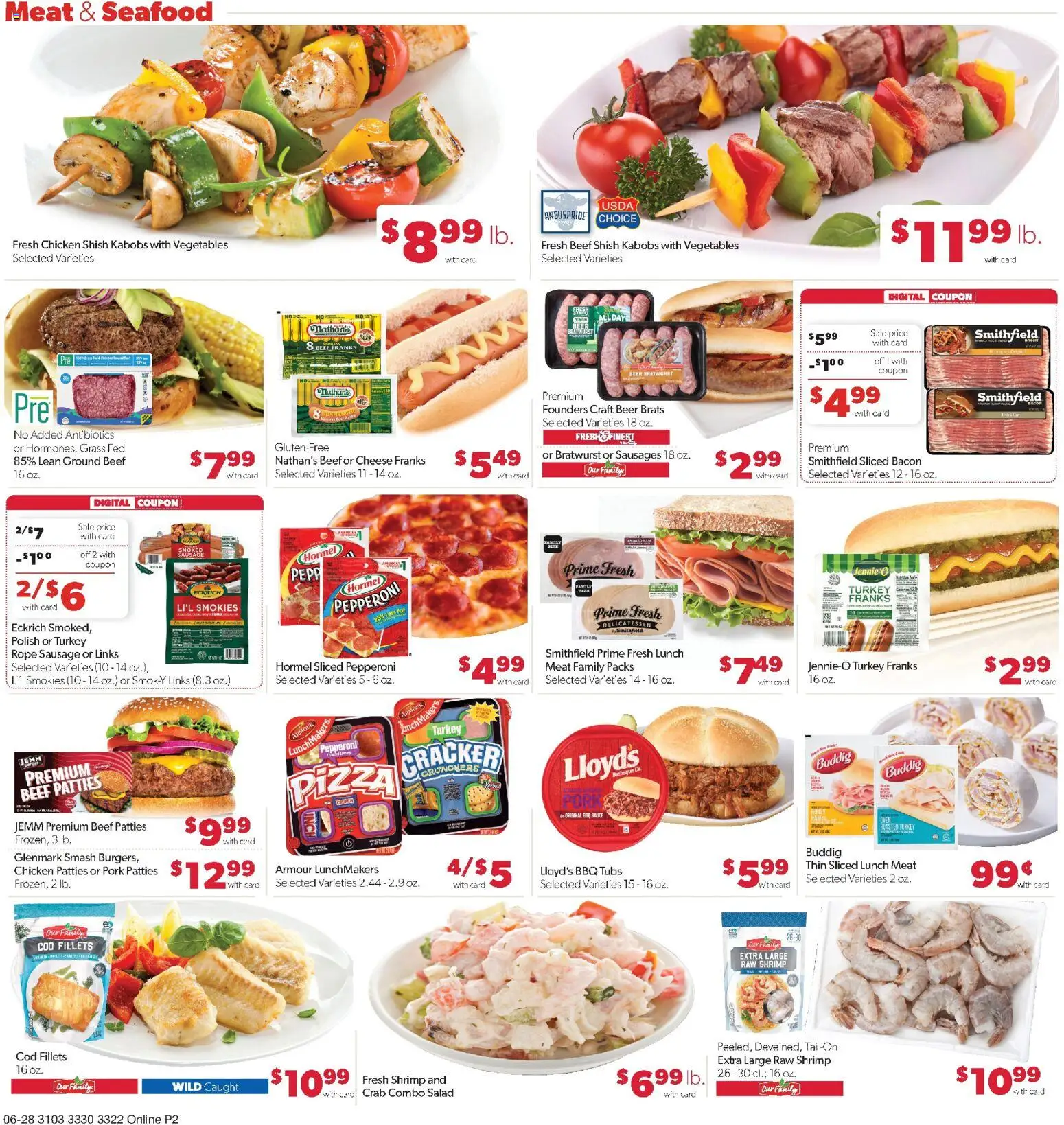 Family Fare Weekly Ad - ND - valid from 06/28/2026 | Page: 7 | Products: Beer, Pork, Vegetables, Sauce