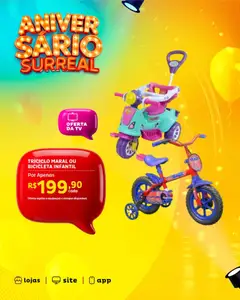 Casa e Video ofertas - Pré-Visualização do folheto da loja Casa e Video, válido de 15/09/2026 | Página: 5 | Produtos: Bicicleta, Bicicleta infantil, Tv