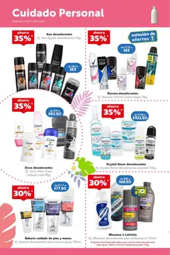 Vista previa de Farmacia San Pablo catálogo, nuevo folleto de la tienda, válido en México a partir del 05/07/2026 | Página: 6 | Productos: Desodorante, Crema, Sales, Polvo