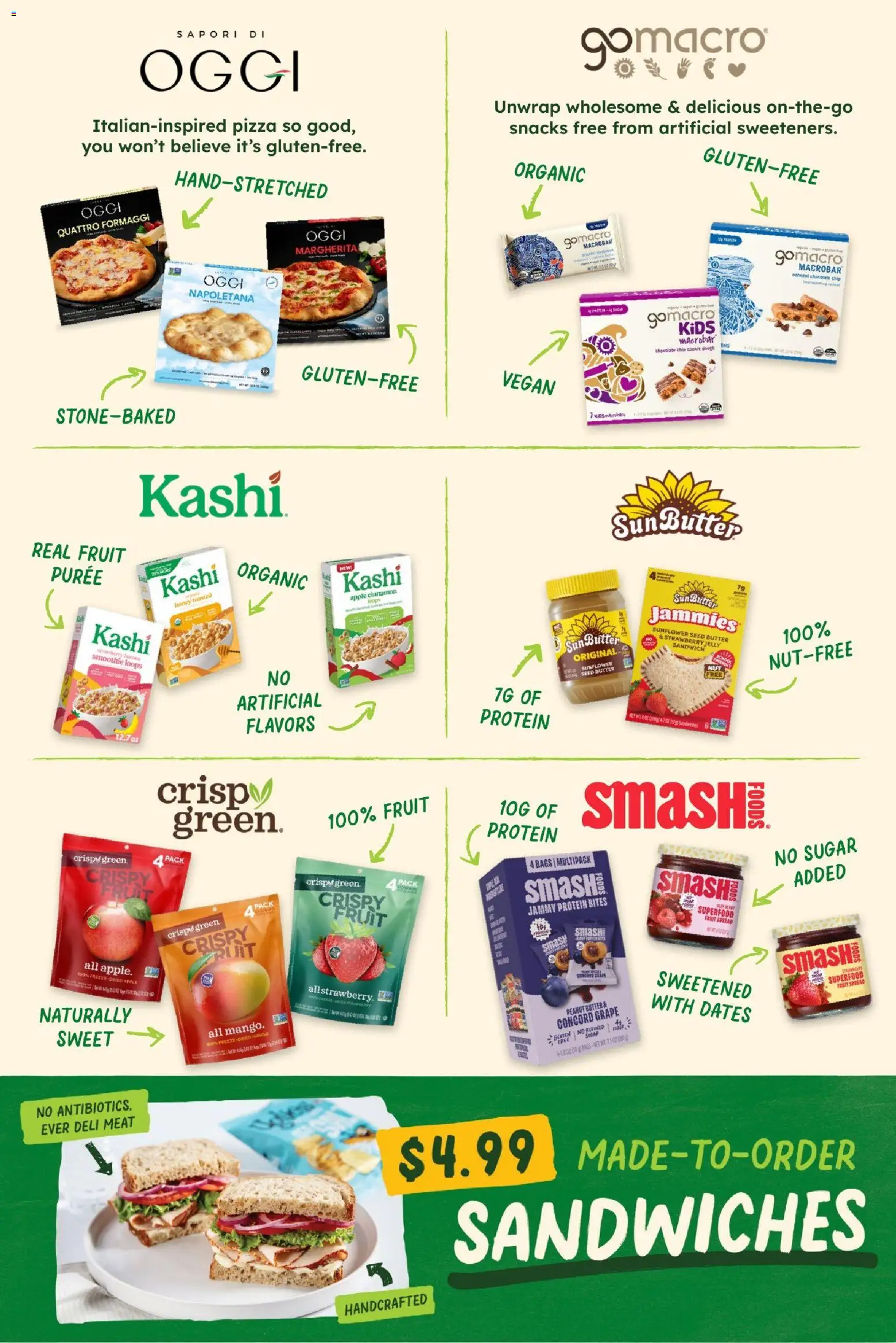Sprouts Monthly Ad - valid from 07/29/2026 | Page: 6 | Products: Butter, Pizza, Sugar, Chocolate Chip